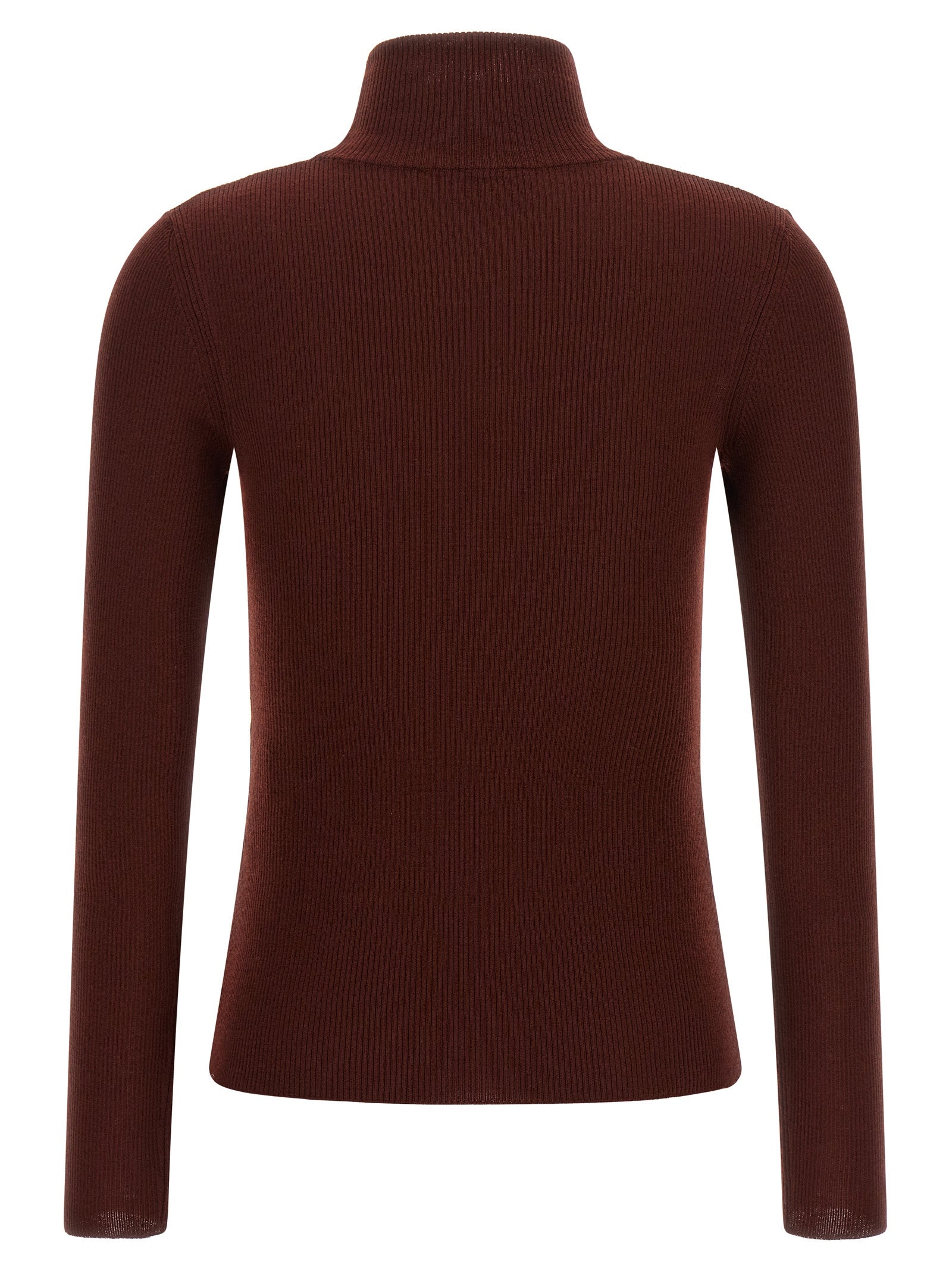 Bordeaux Virgin Wool Cardigan