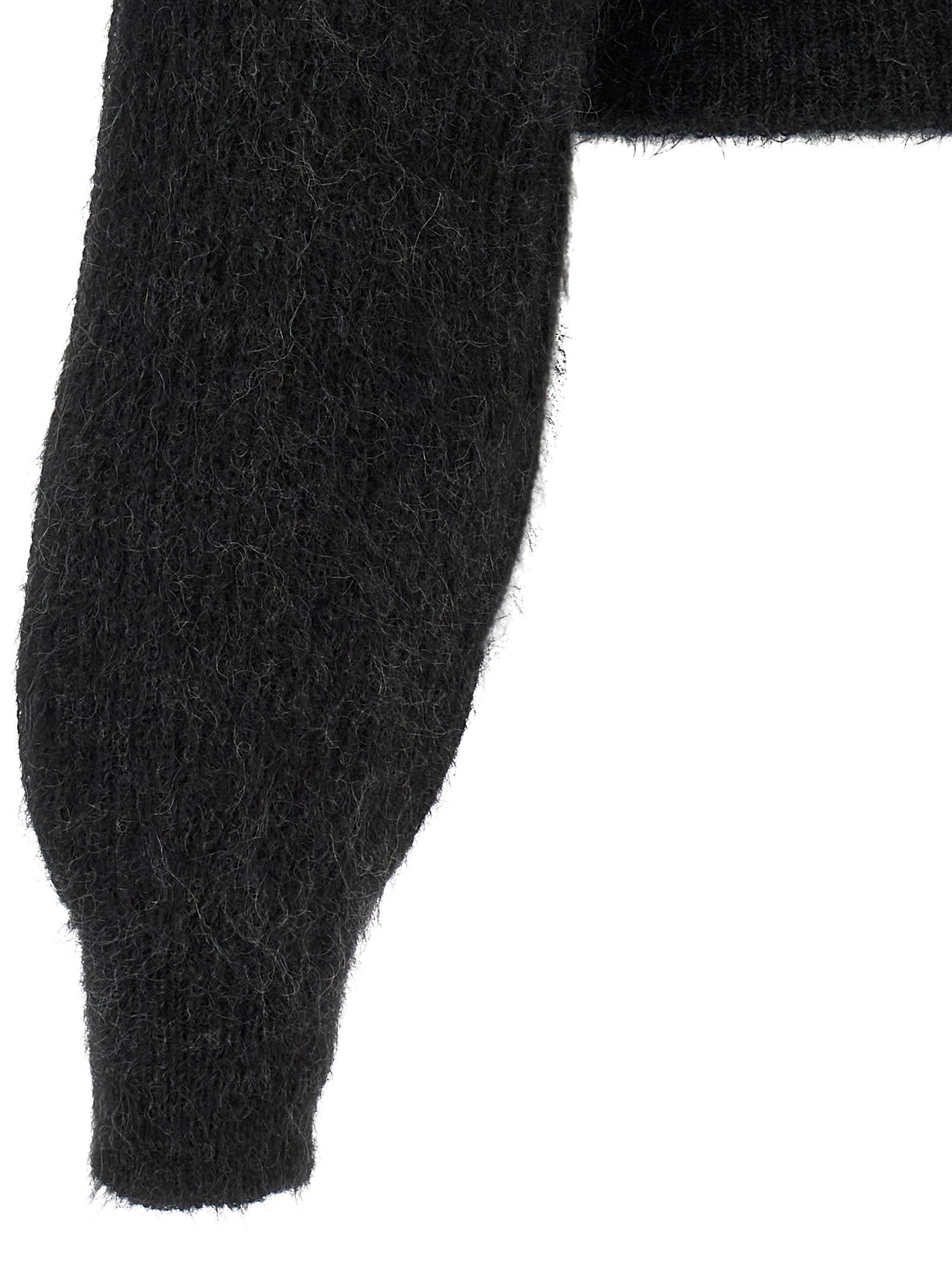 Black Wool Cardigan