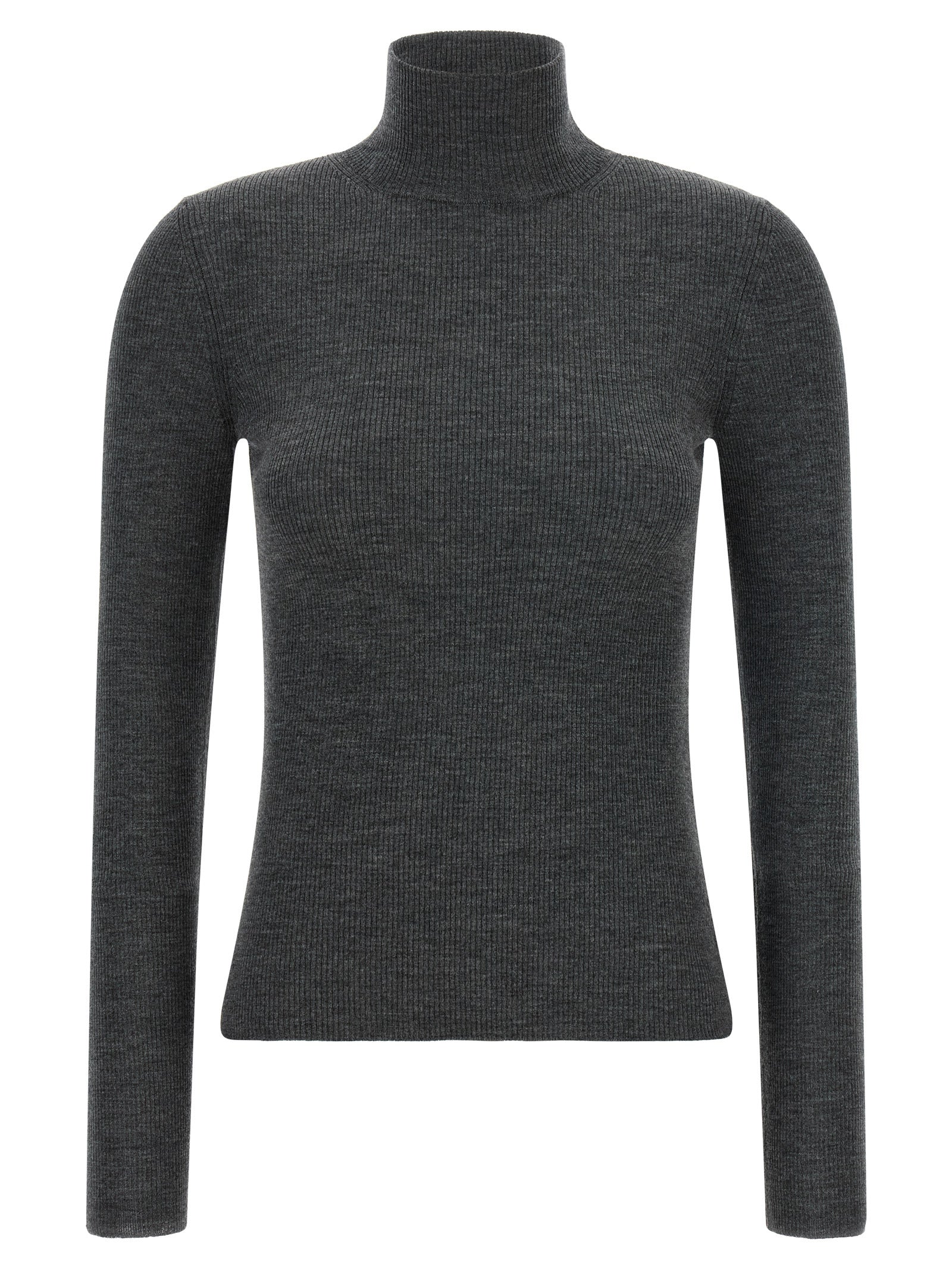 Gray Virgin Wool Cardigan