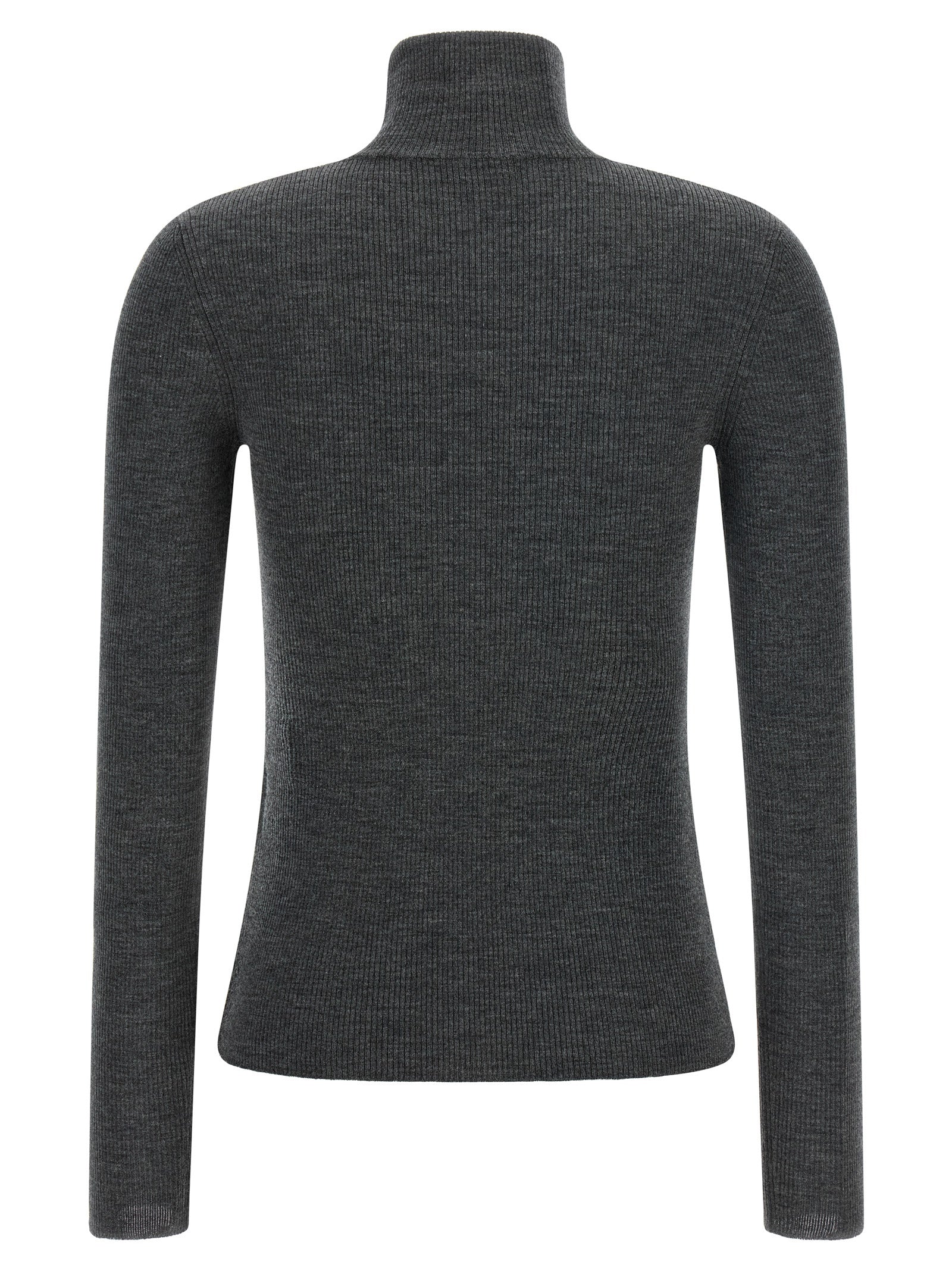 Gray Virgin Wool Cardigan