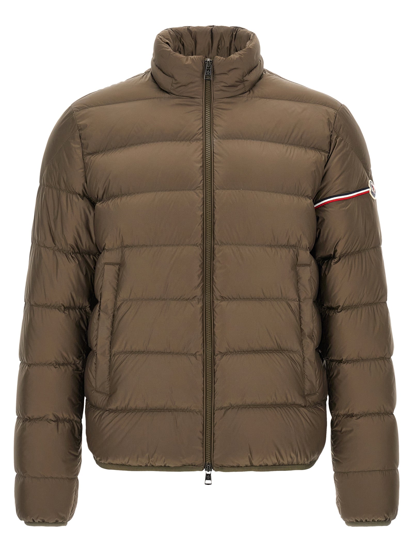 Bicolor Polyamide Full-Length Jacket