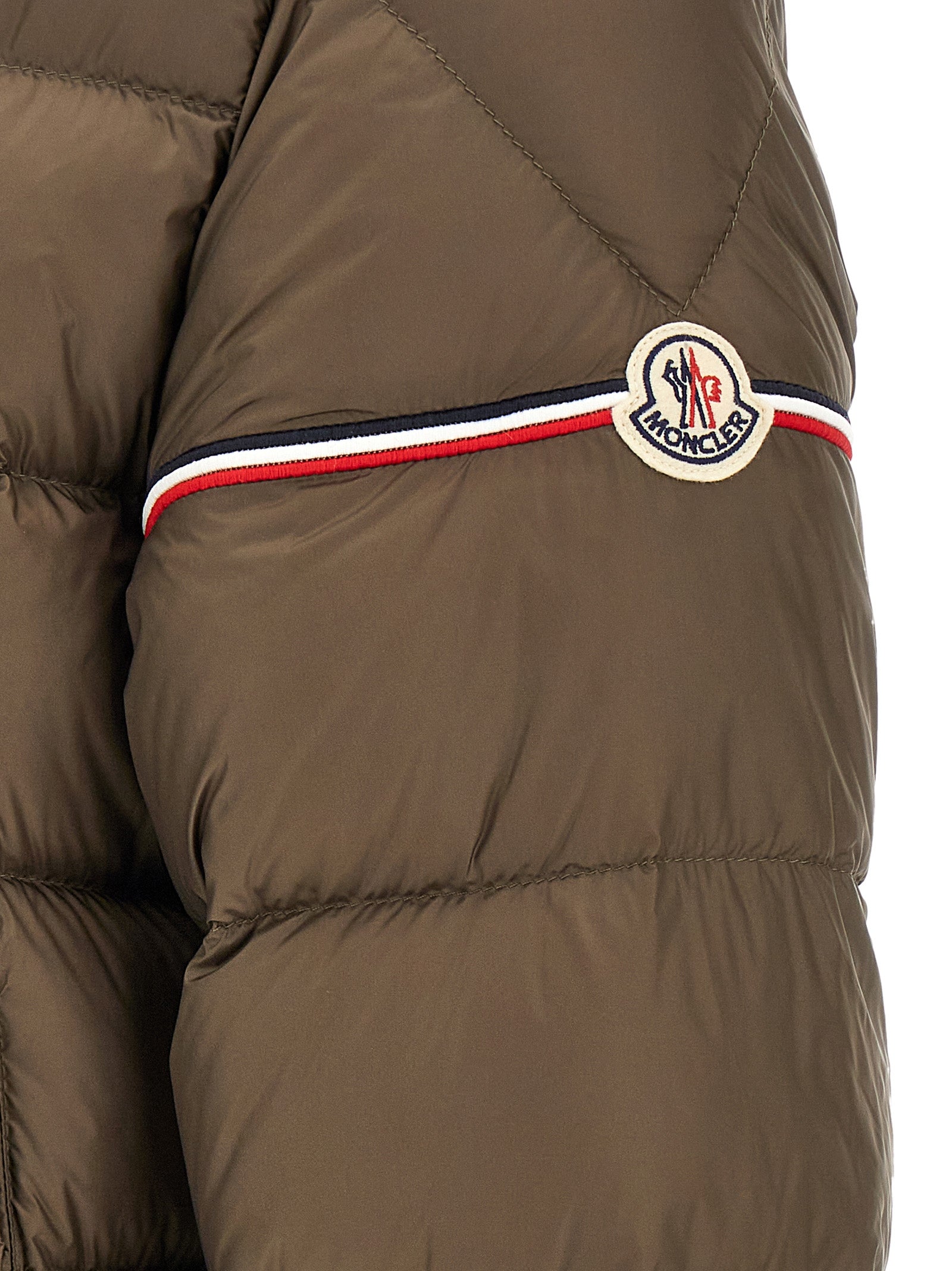 Bicolor Polyamide Full-Length Jacket