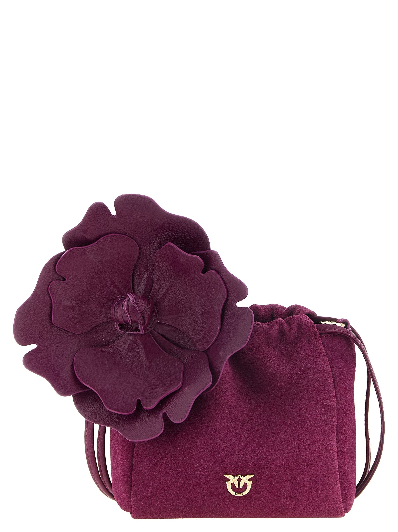 Purple Lambskin Clutch Bag