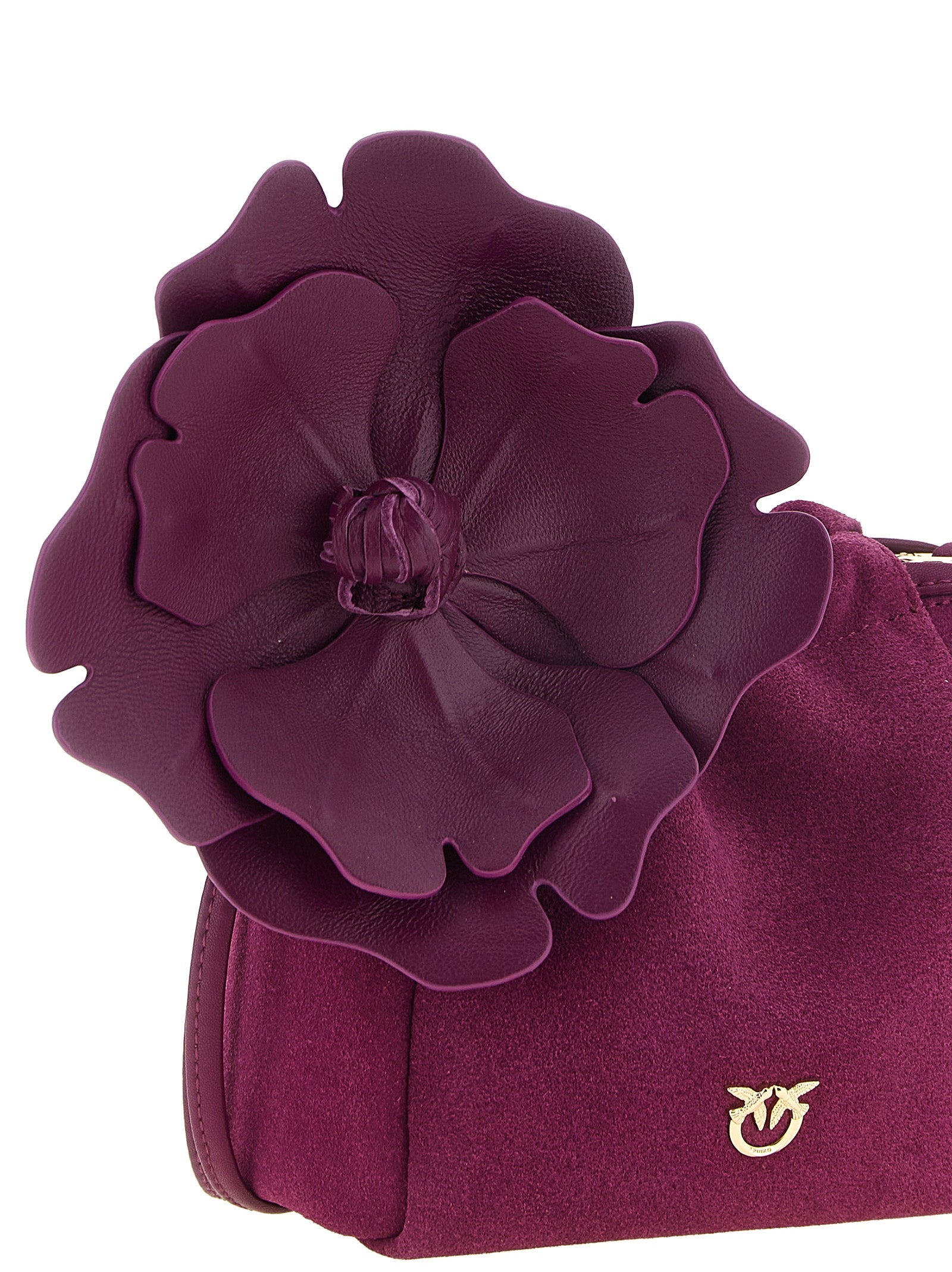 Purple Lambskin Clutch Bag