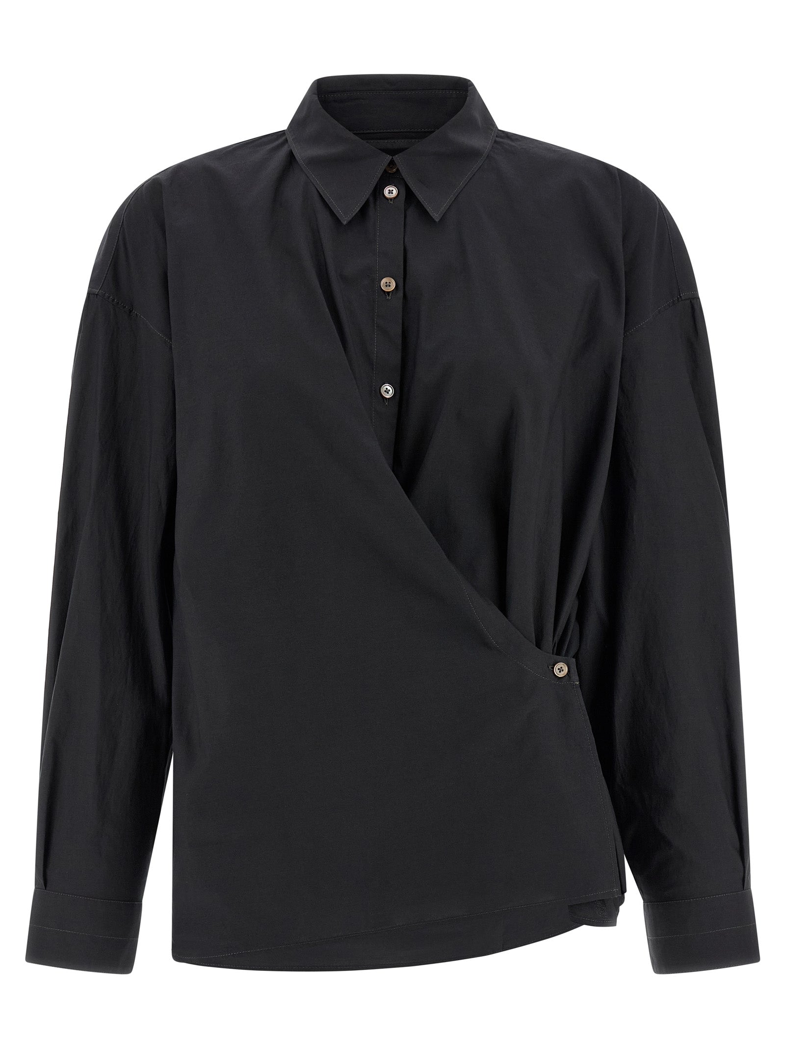 Black Cotton Blouse