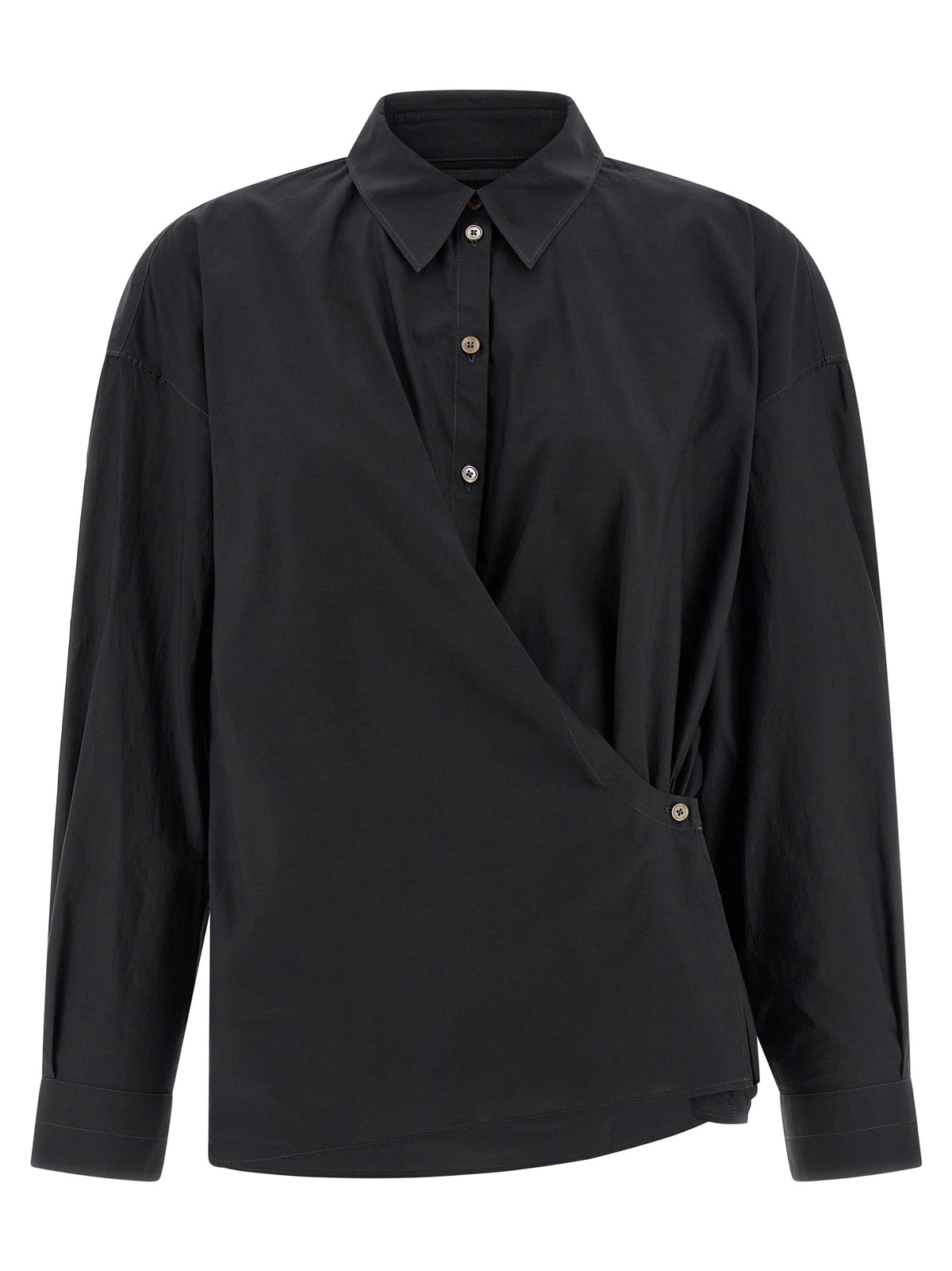 Black Cotton Blouse