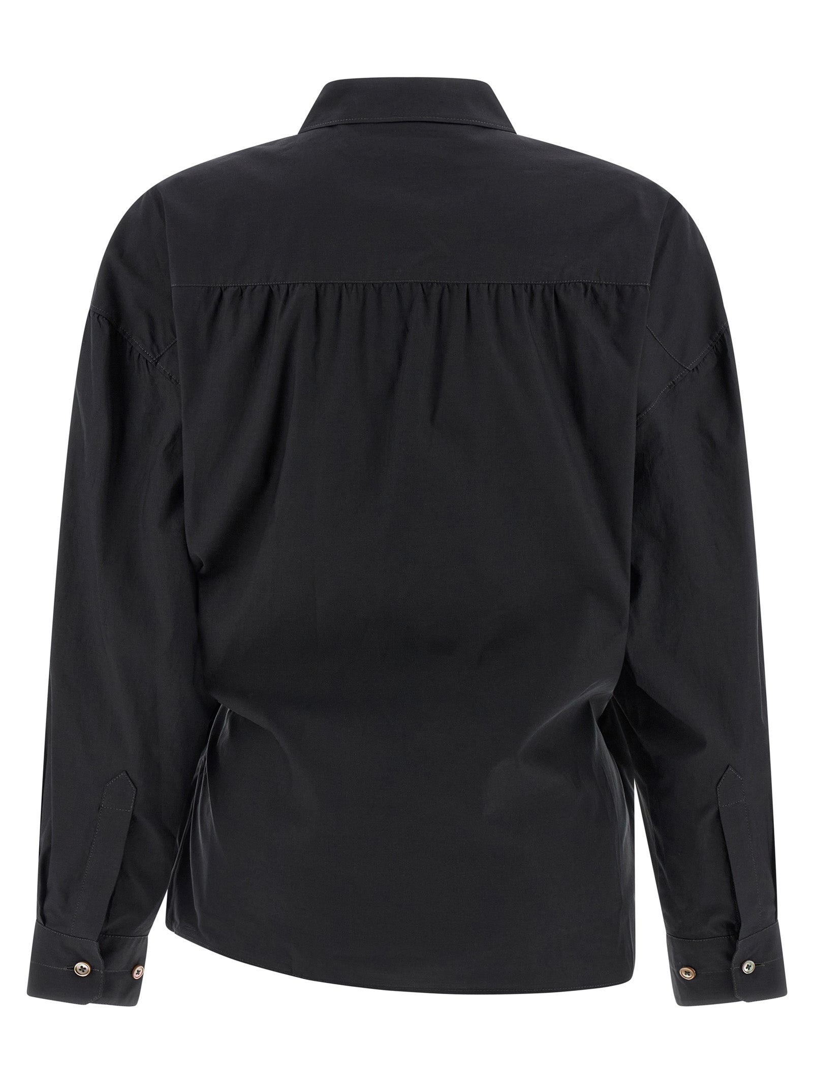 Black Cotton Blouse