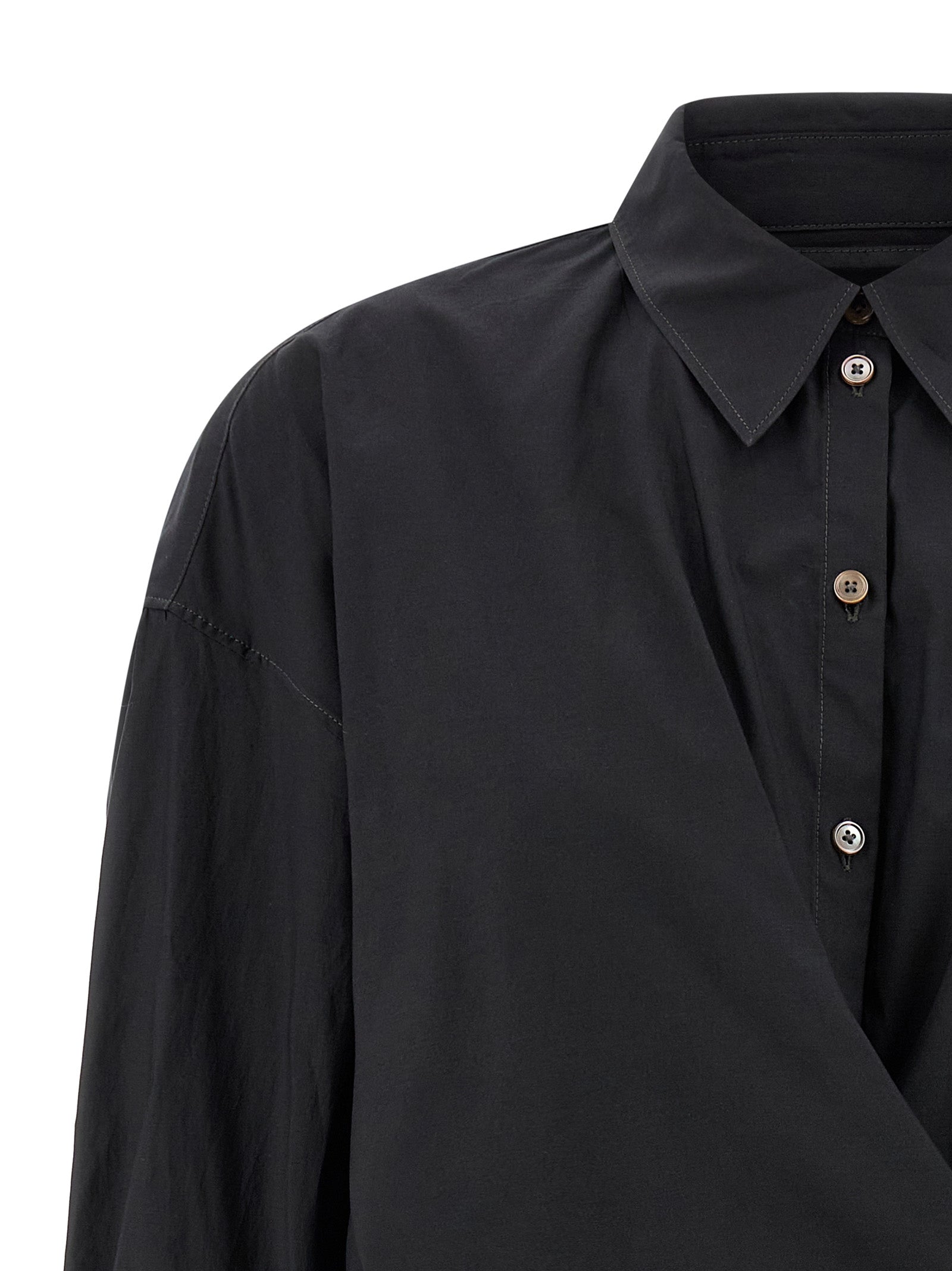 Black Cotton Blouse