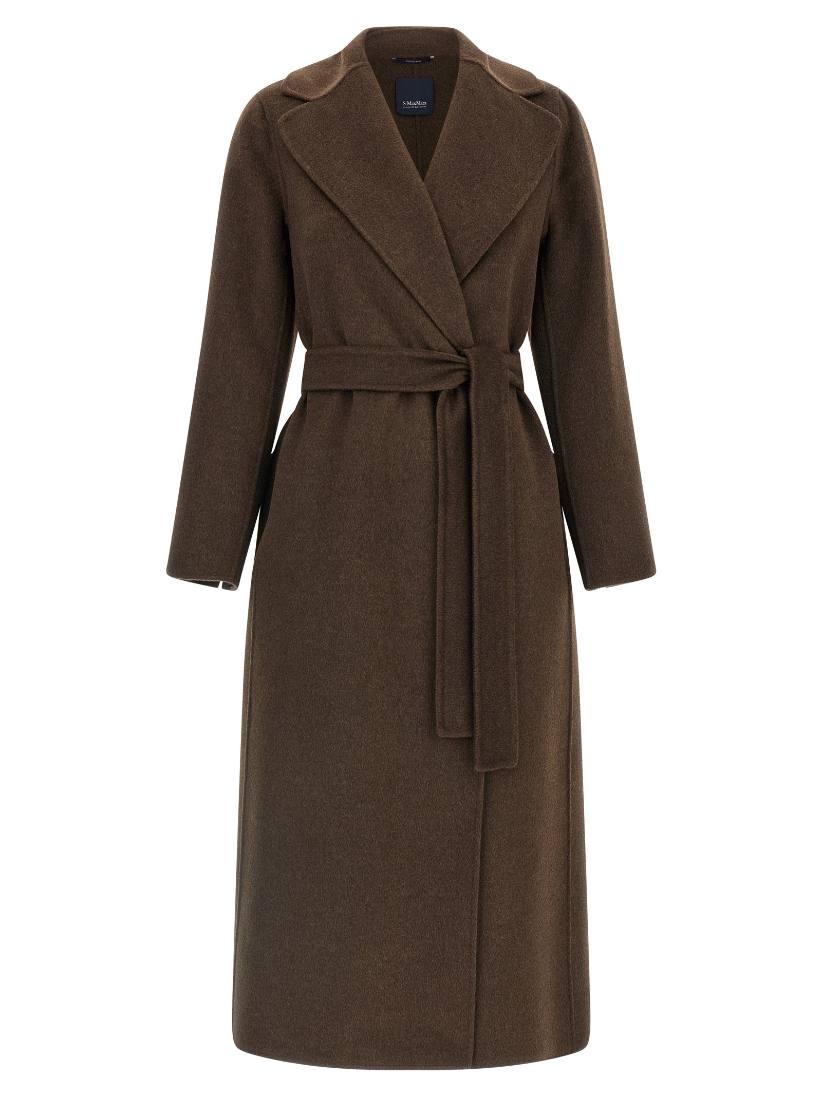 Brown Virgin Wool Coat