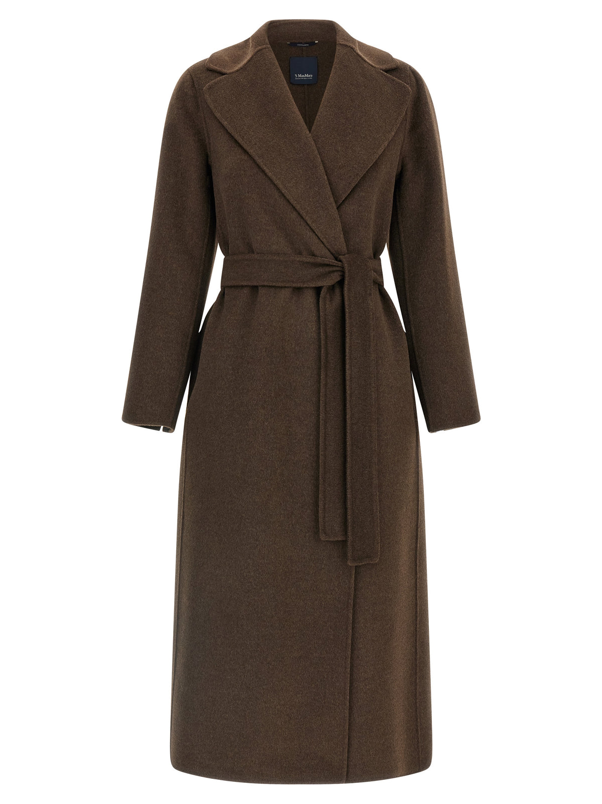 Brown Virgin Wool Coat