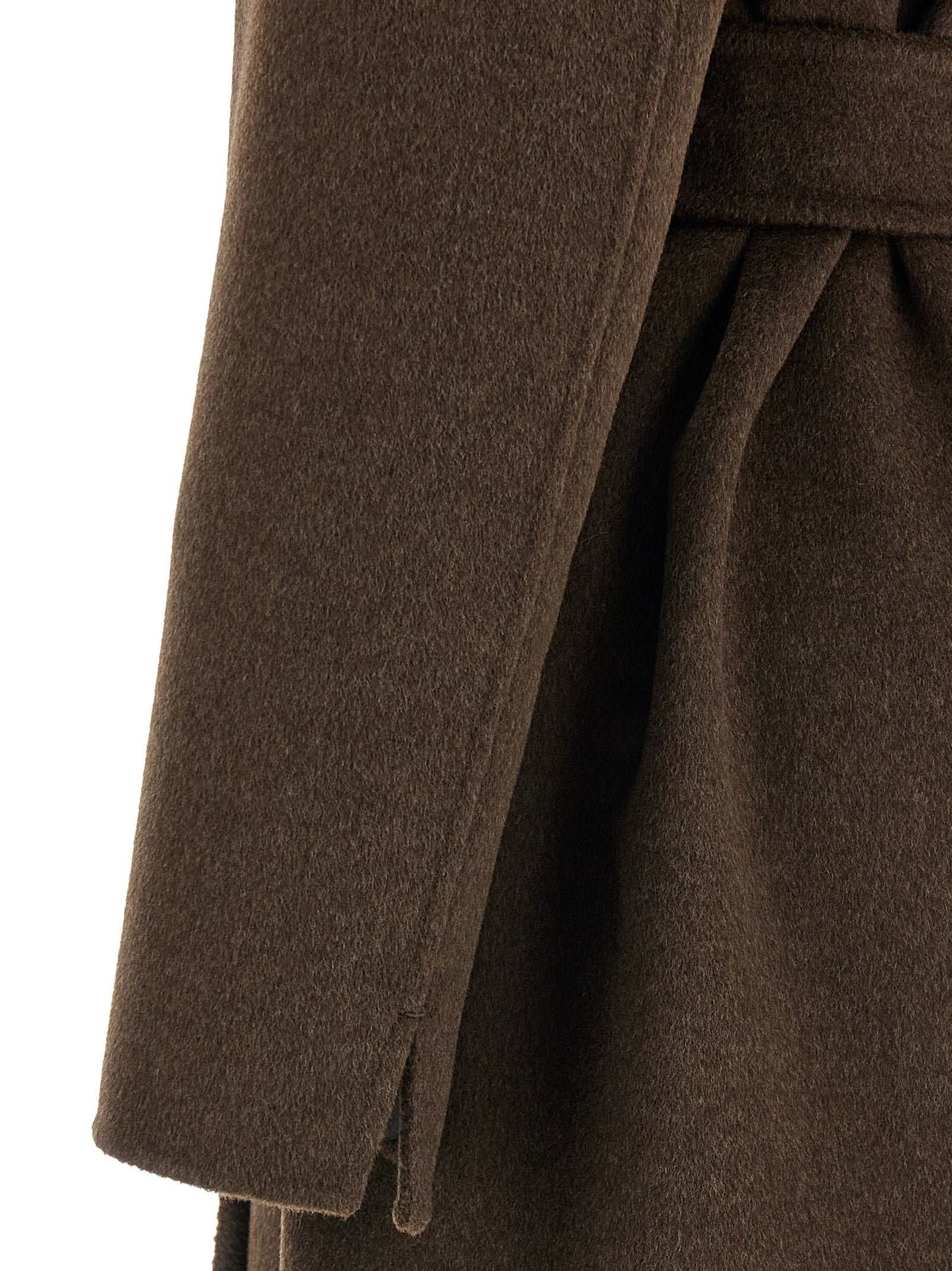 Brown Virgin Wool Coat