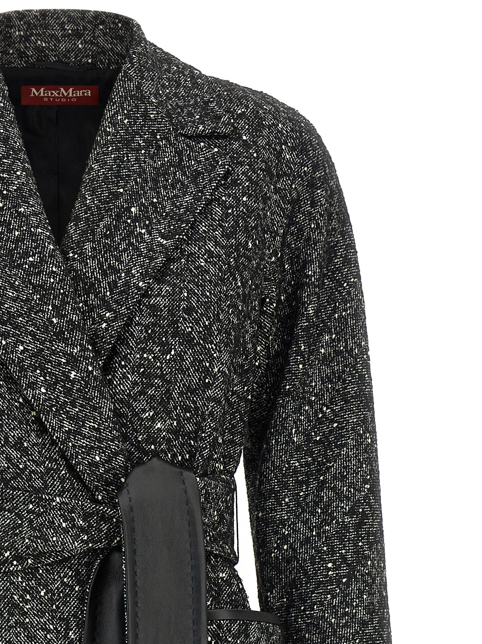 Bicolor Virgin Wool Coat