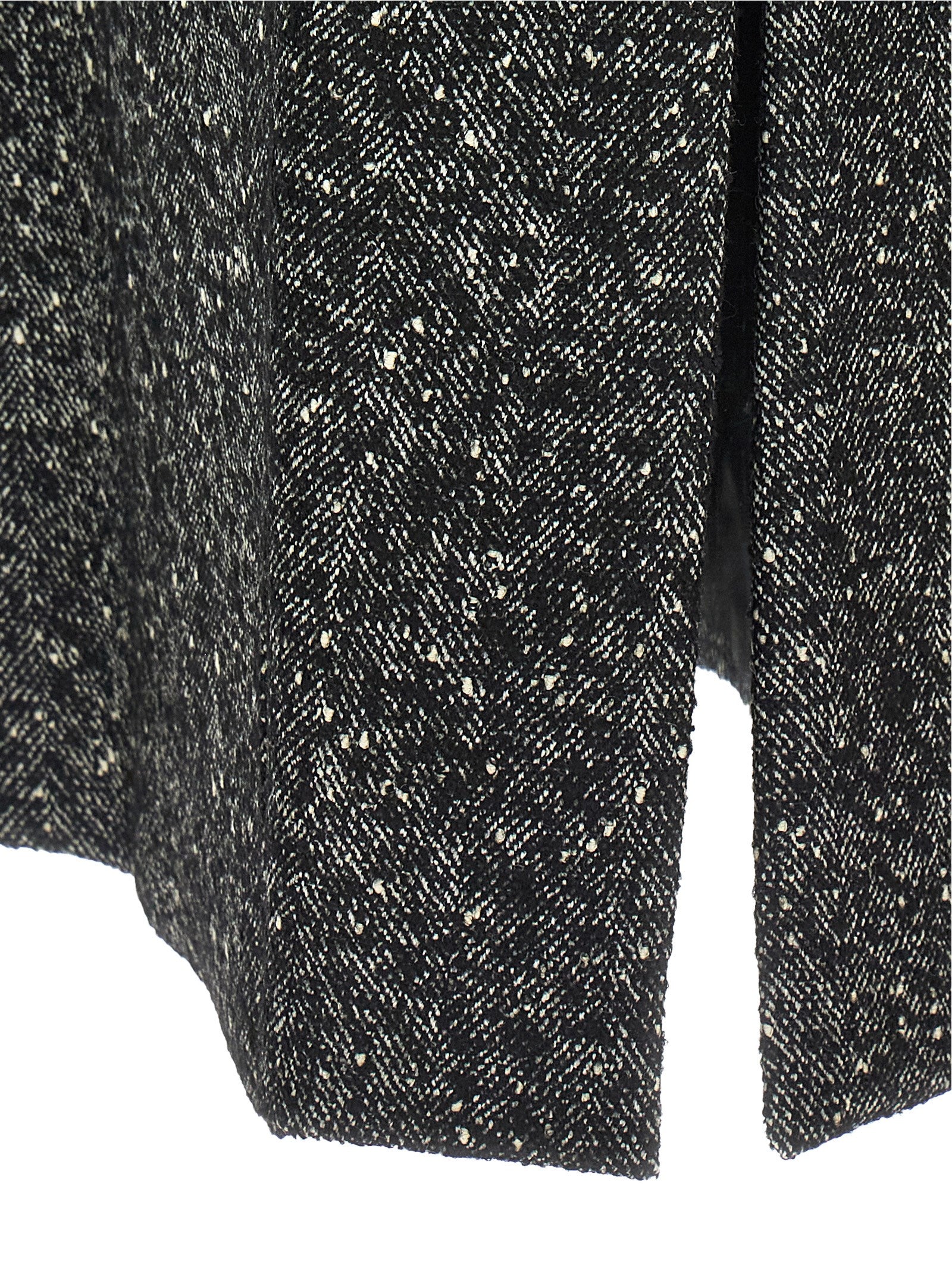 Bicolor Virgin Wool Coat