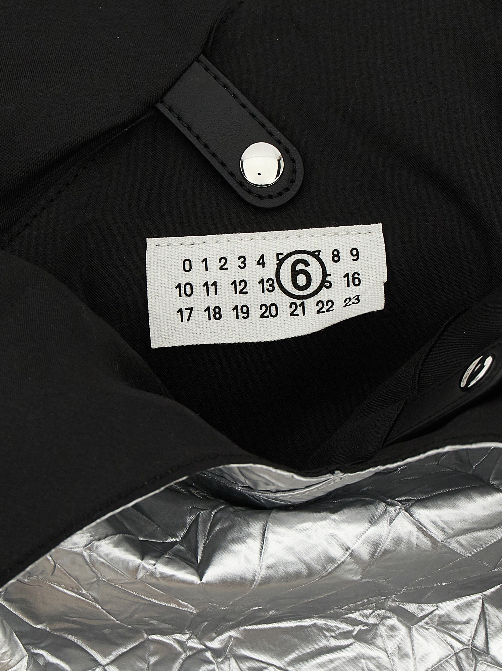 Silver Polyethylene Tote Bag