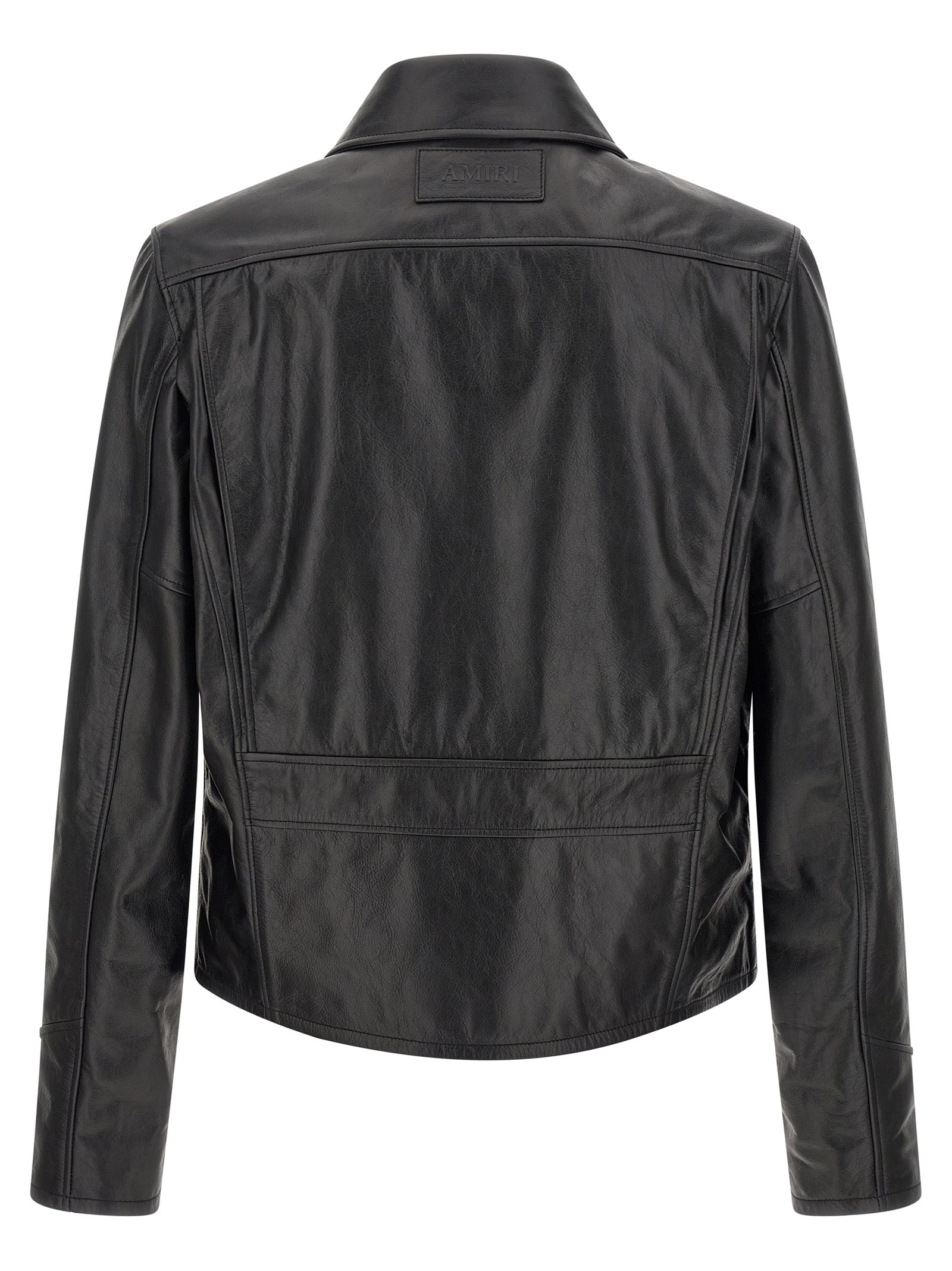 Black Calfskin Leather Jacket