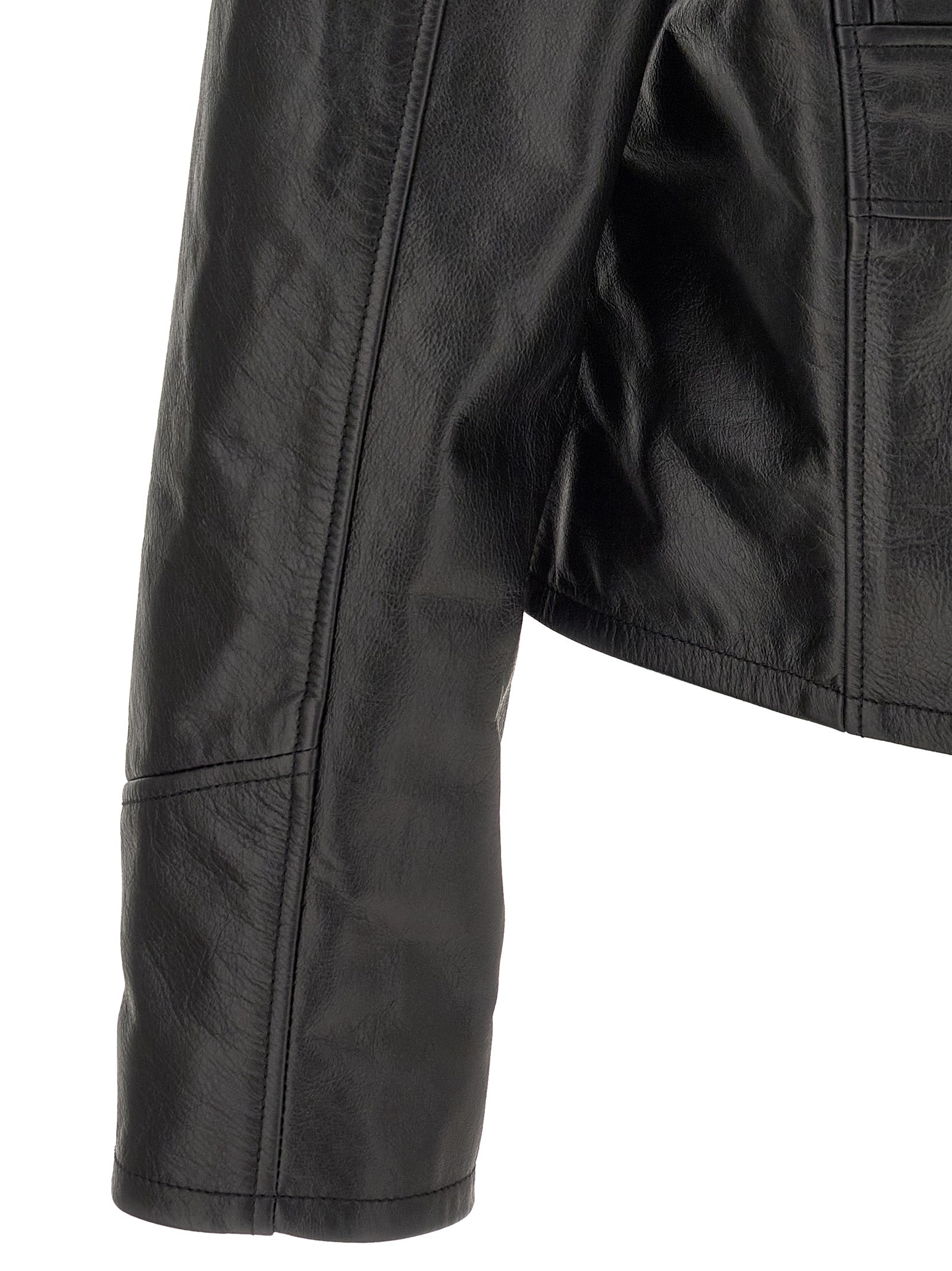 Black Calfskin Leather Jacket