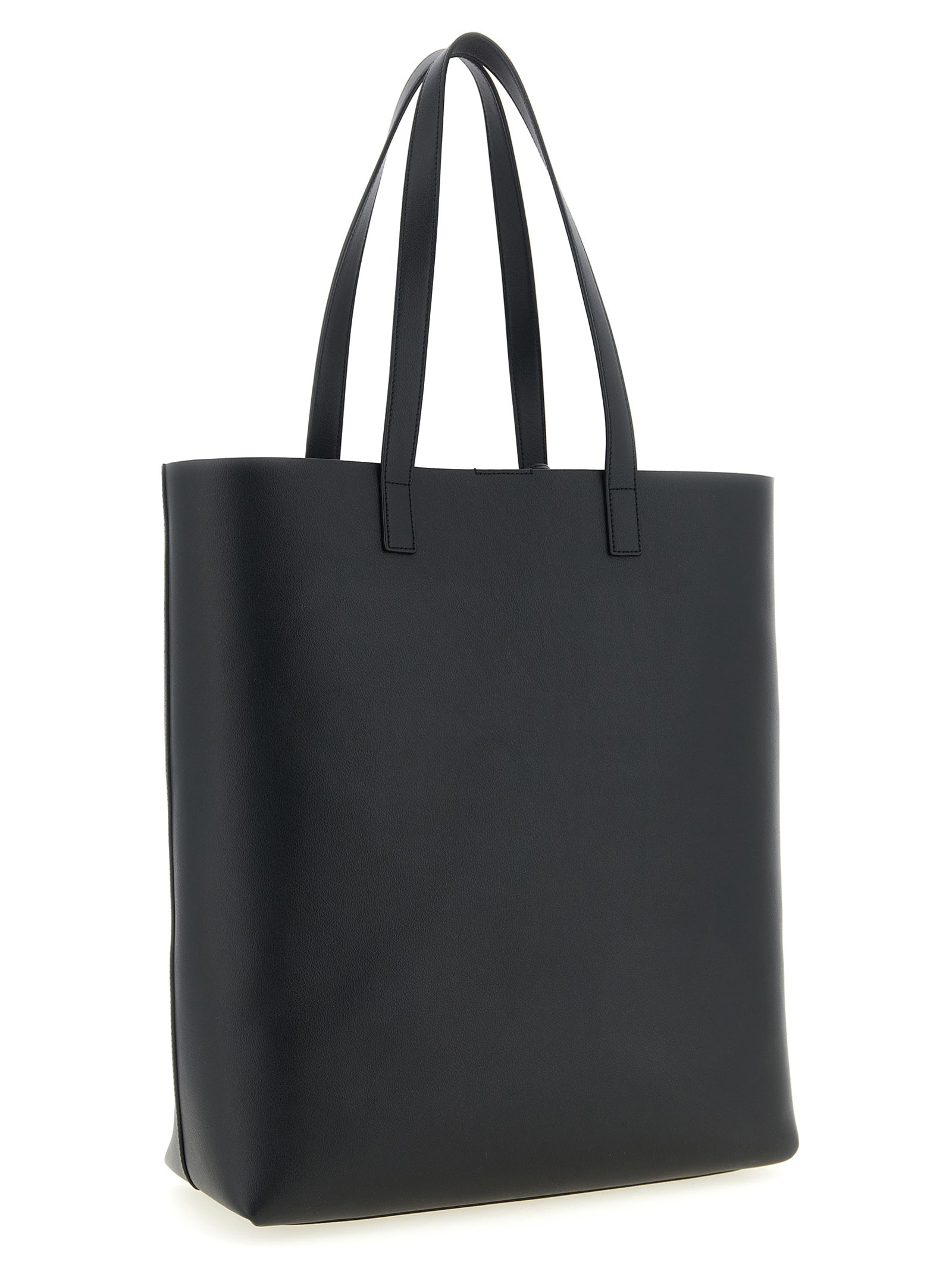 Black Calfskin Tote Bag
