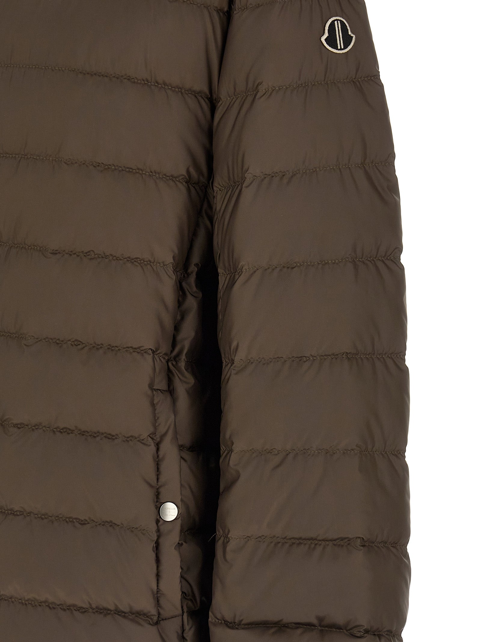 Brown Polyester Bomber
