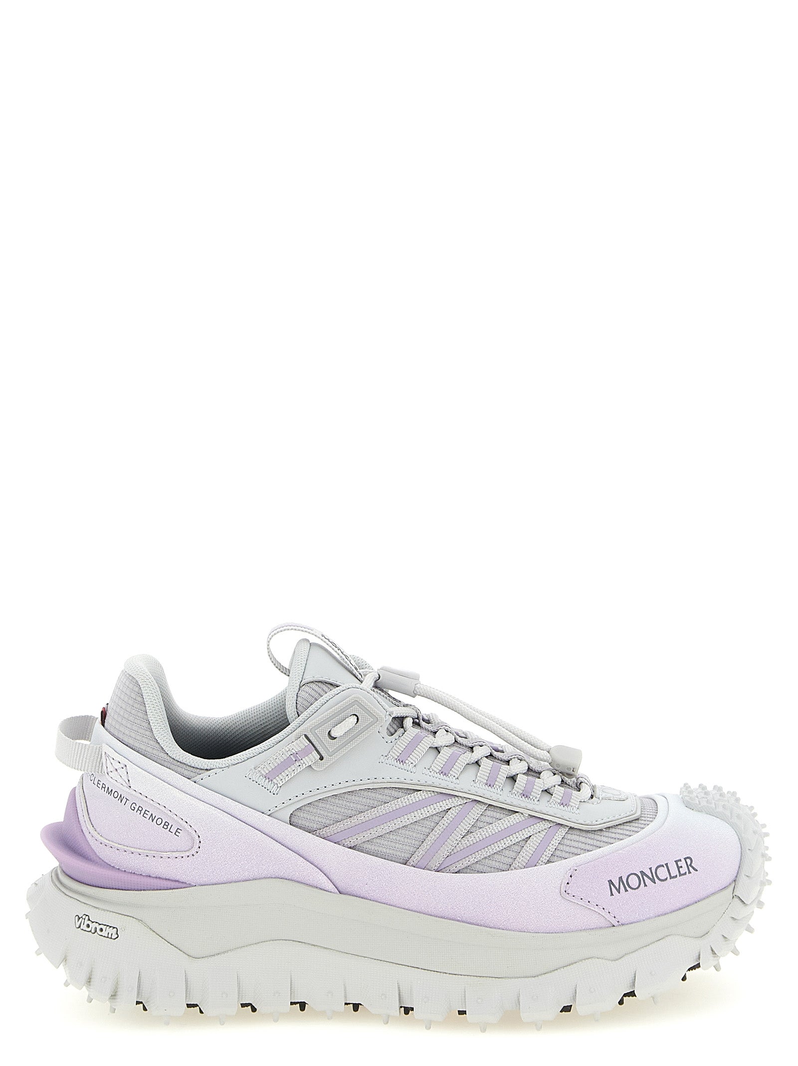 Purple Polyester Athletic Sneakers