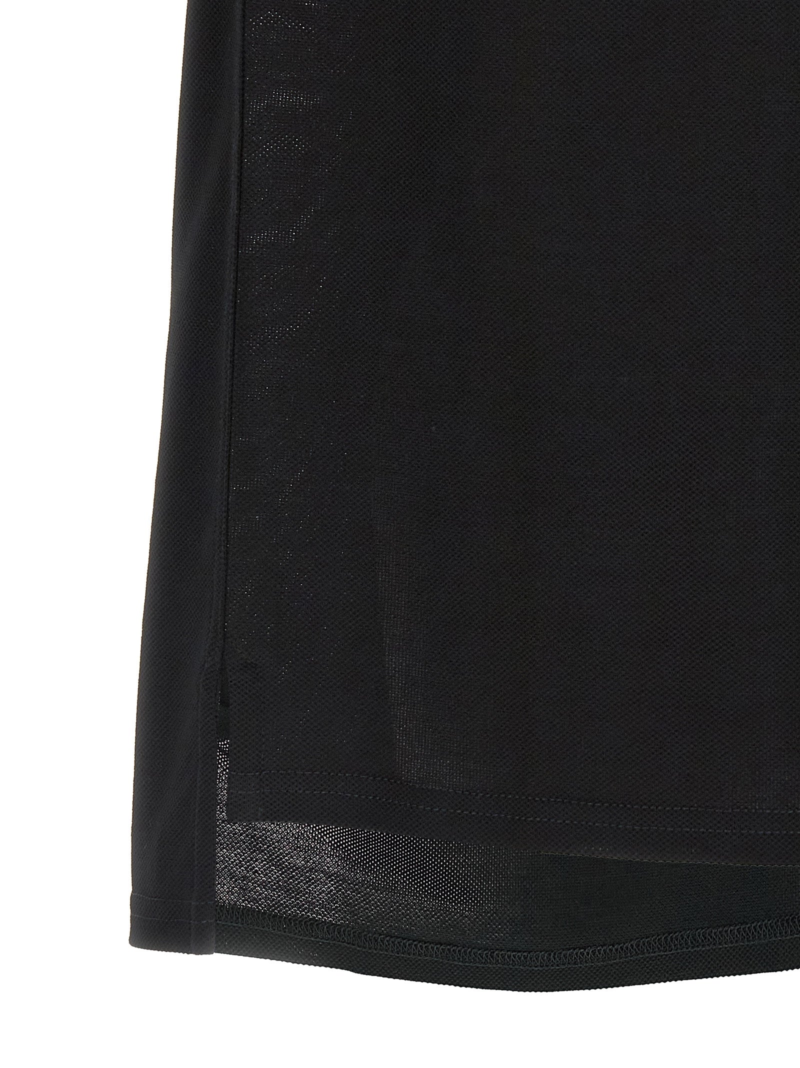Black Cotton Polo Shirt