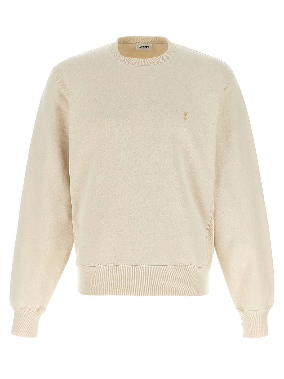 Beige Cotton Sweatshirt