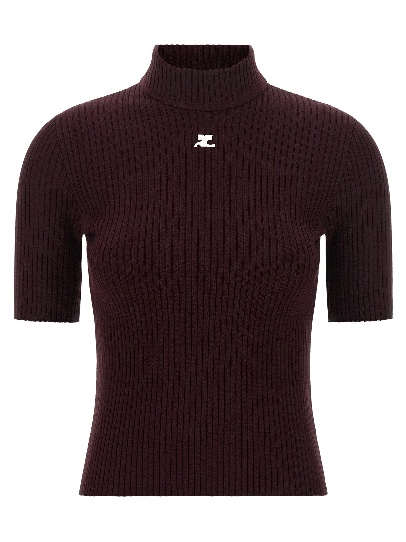 Bordeaux Viscose Sweatshirt
