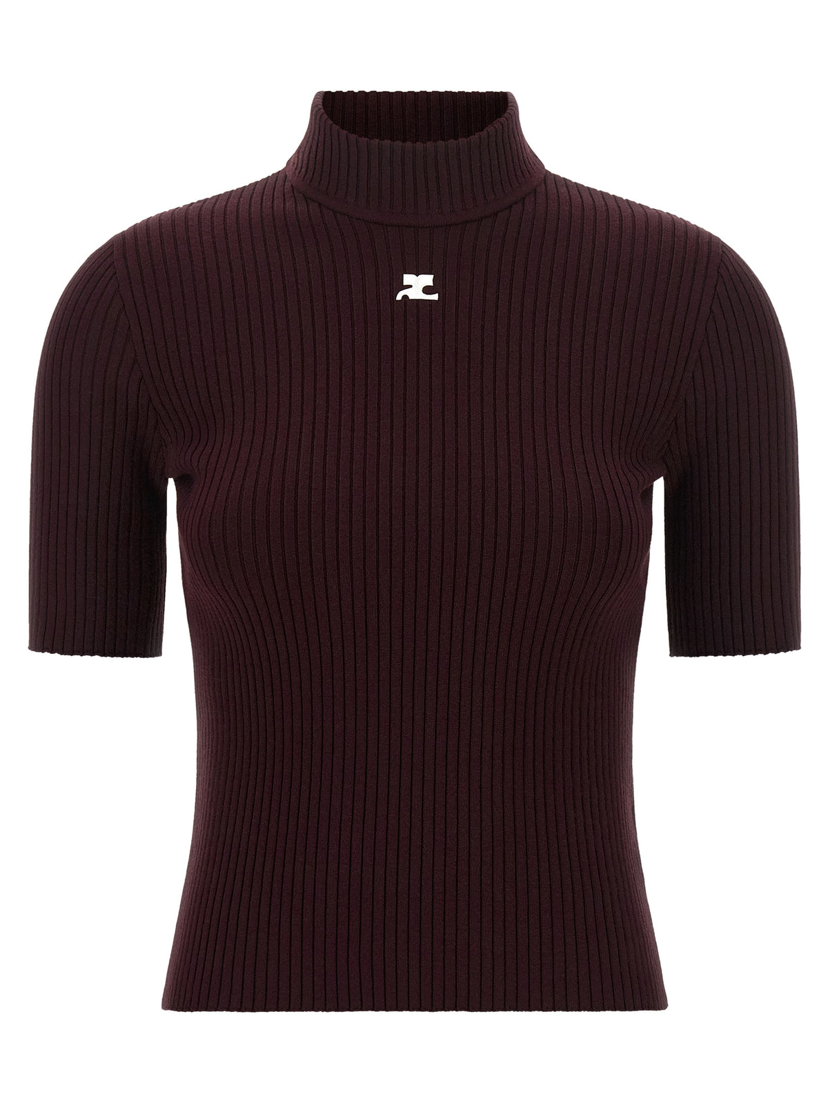 Bordeaux Viscose Sweatshirt