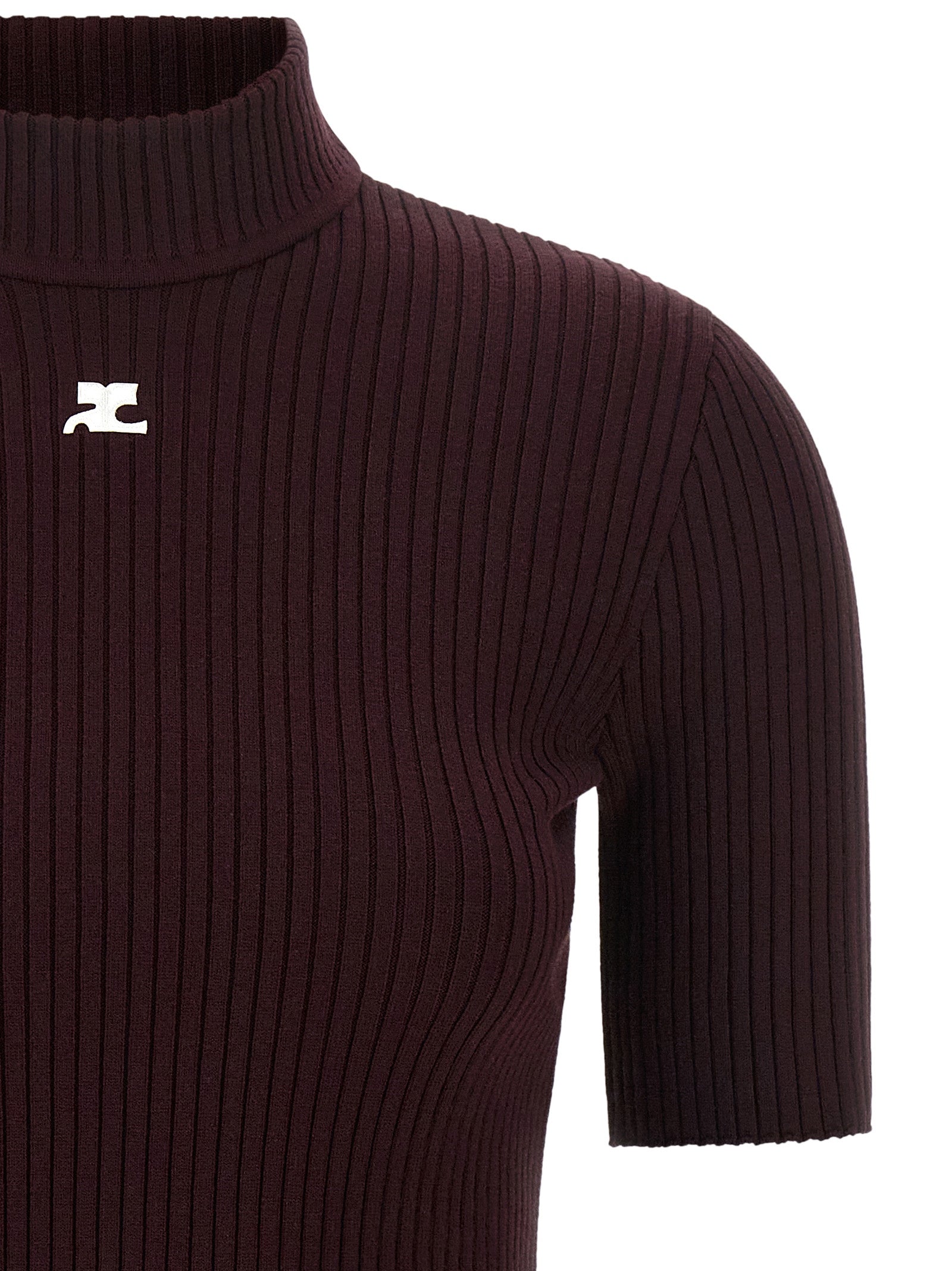Bordeaux Viscose Sweatshirt