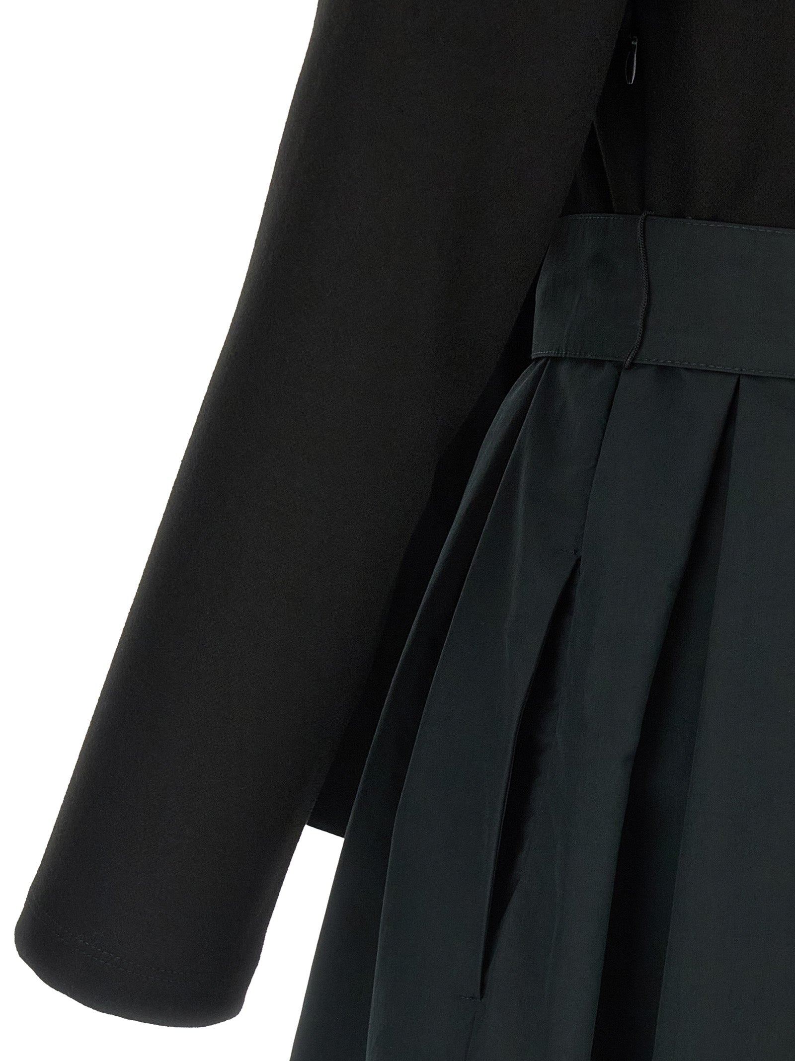 Black Viscose Long Dress