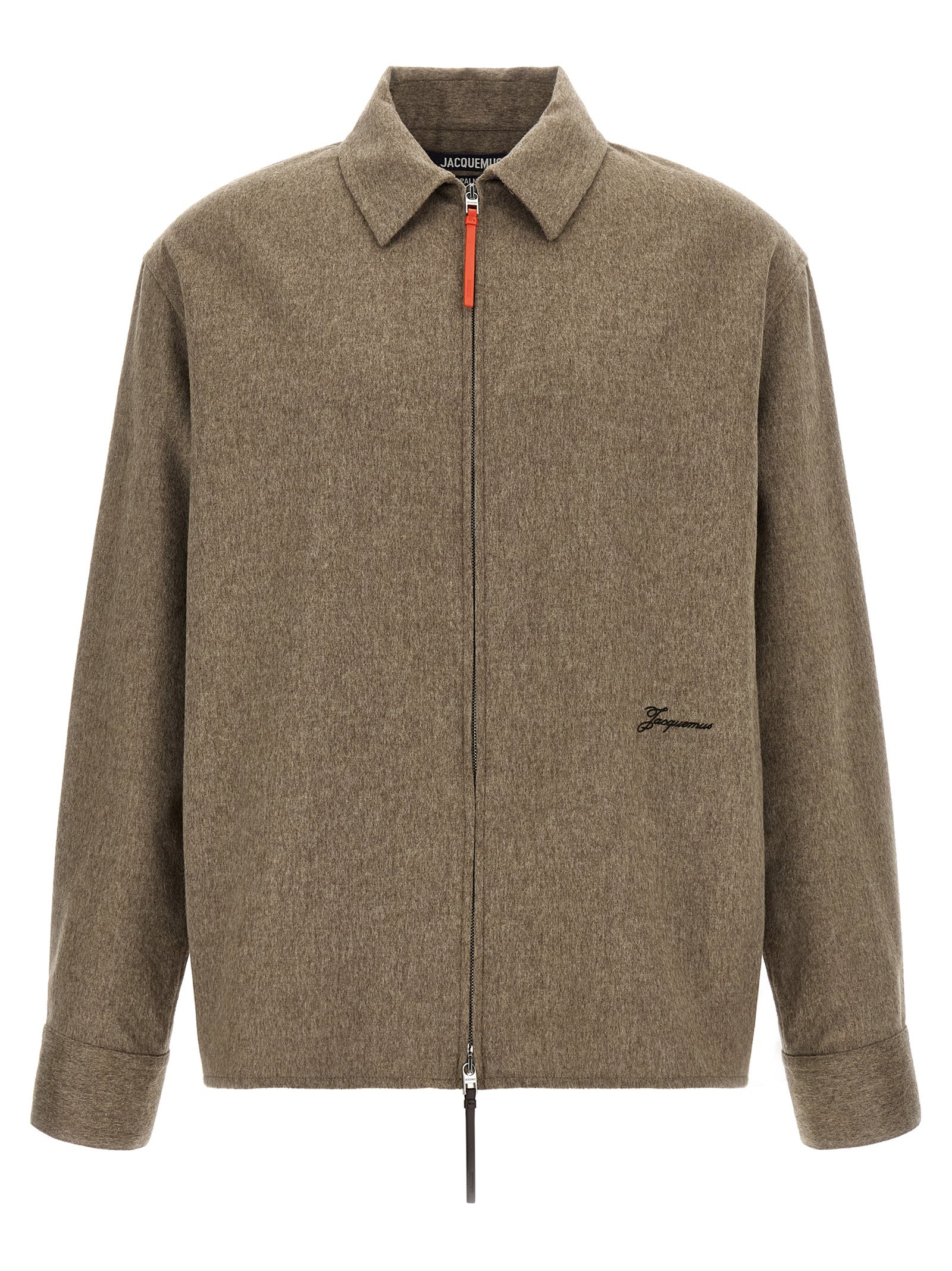 Beige Virgin Wool Blouse