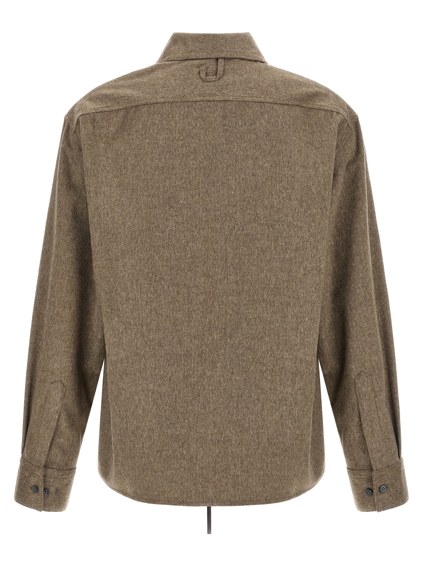 Beige Virgin Wool Blouse