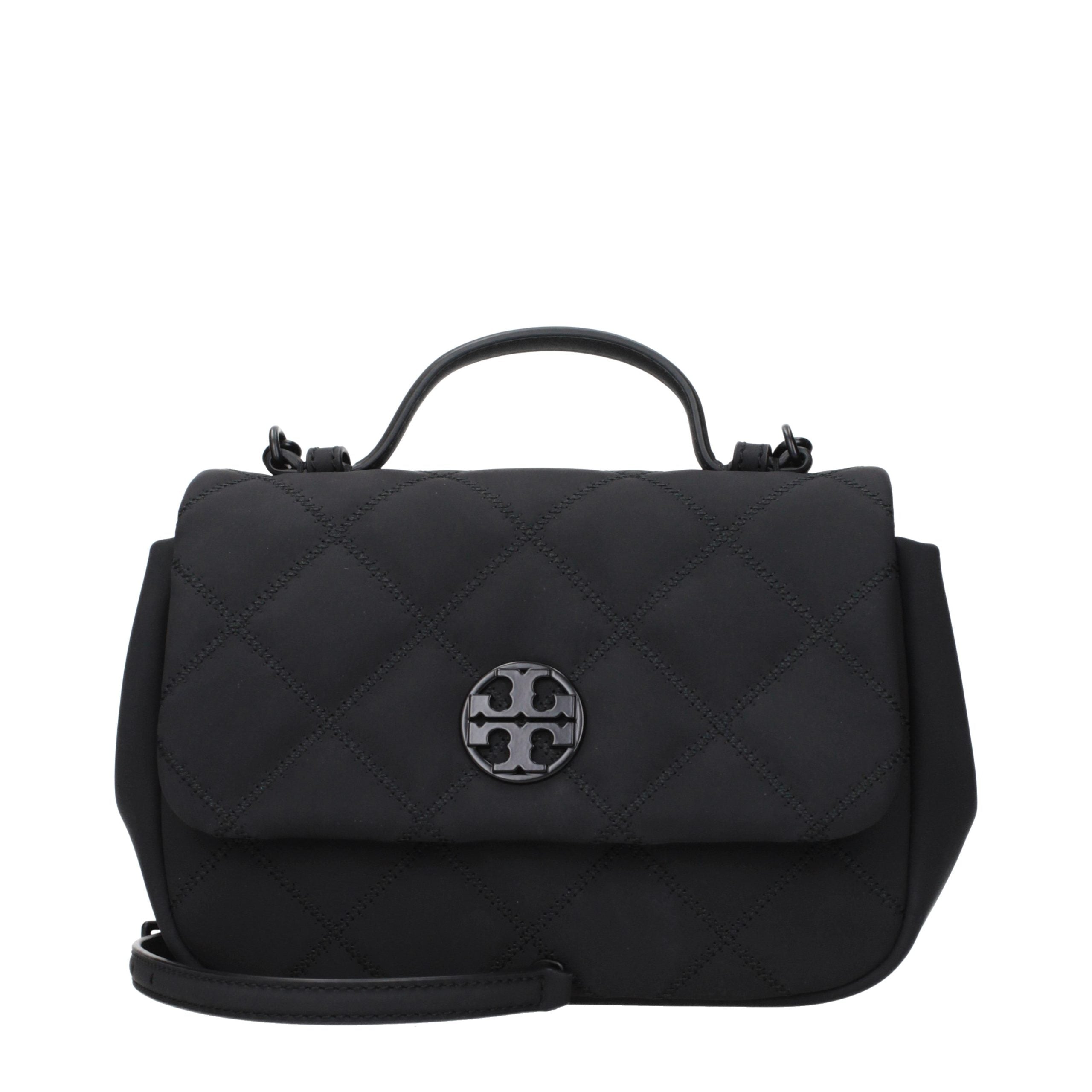 Black Fabric Handbag