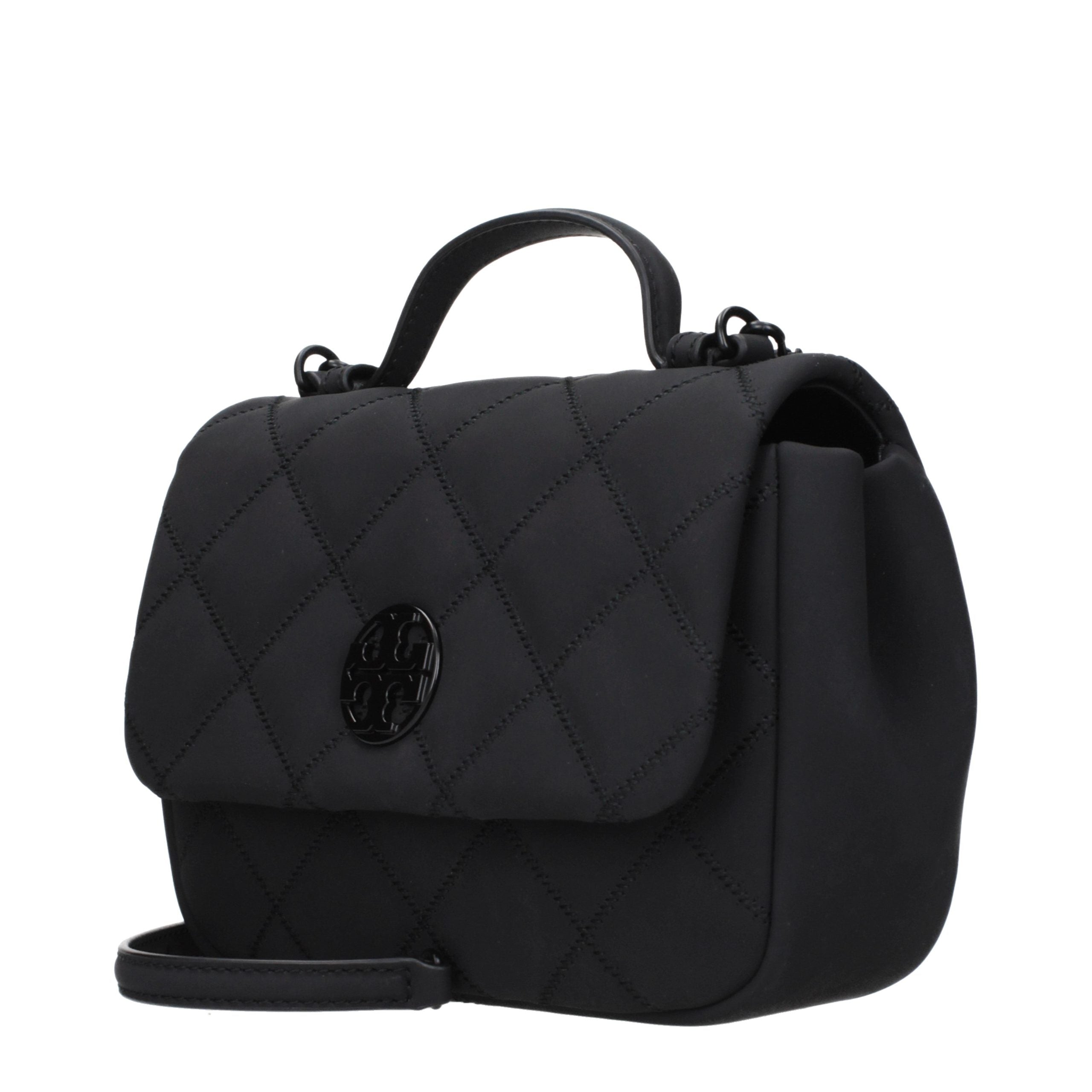 Black Fabric Handbag