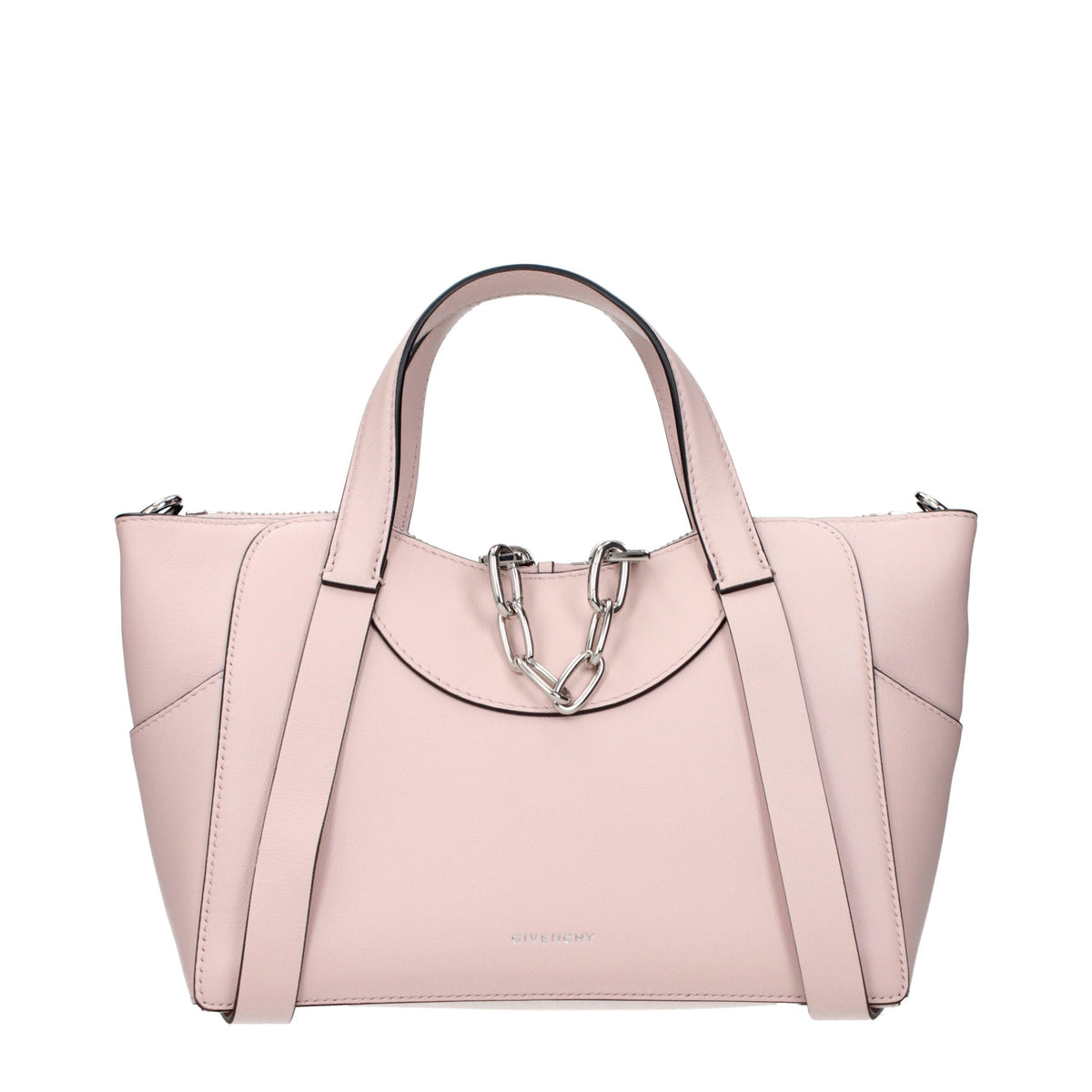Pink Leather Handbag