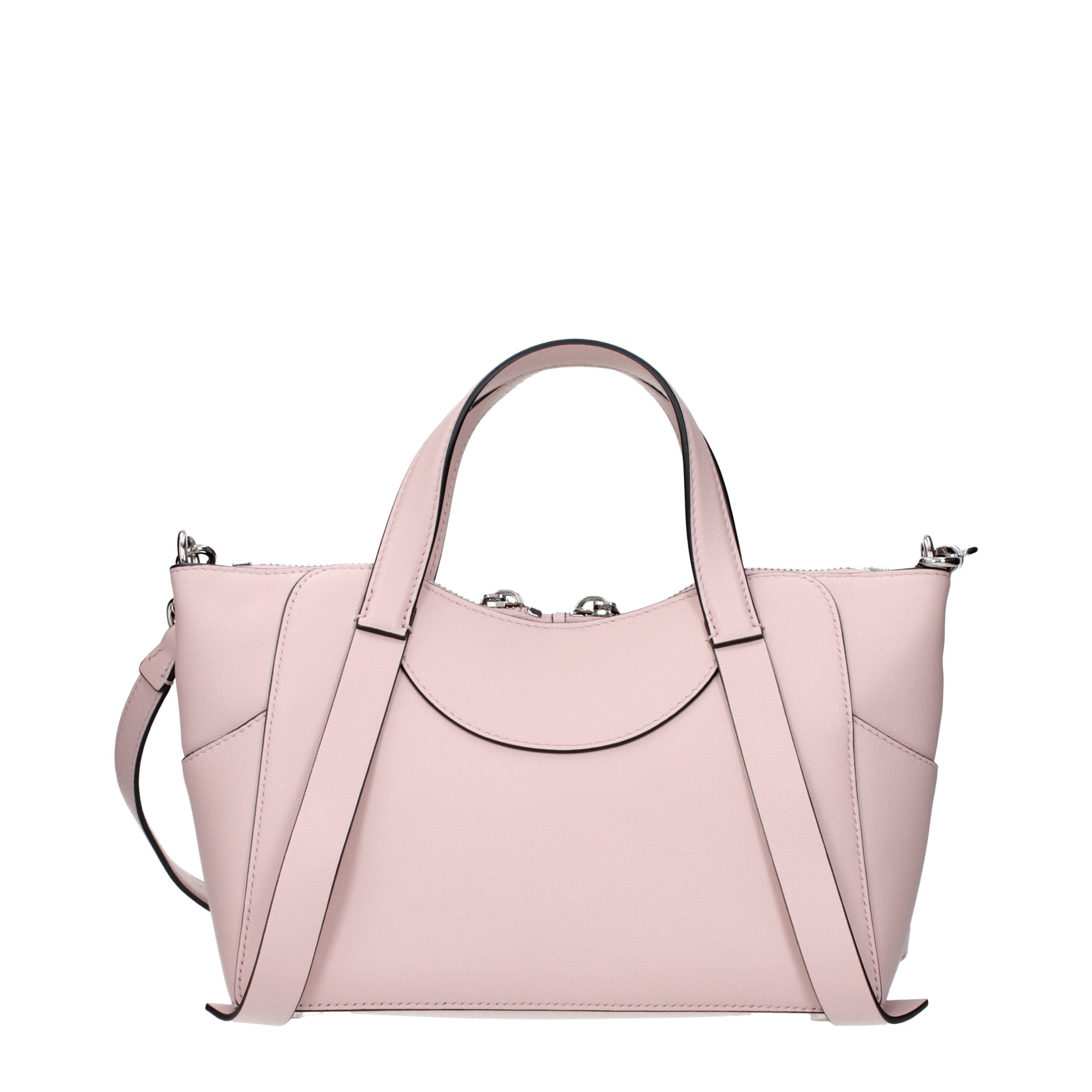 Pink Leather Handbag