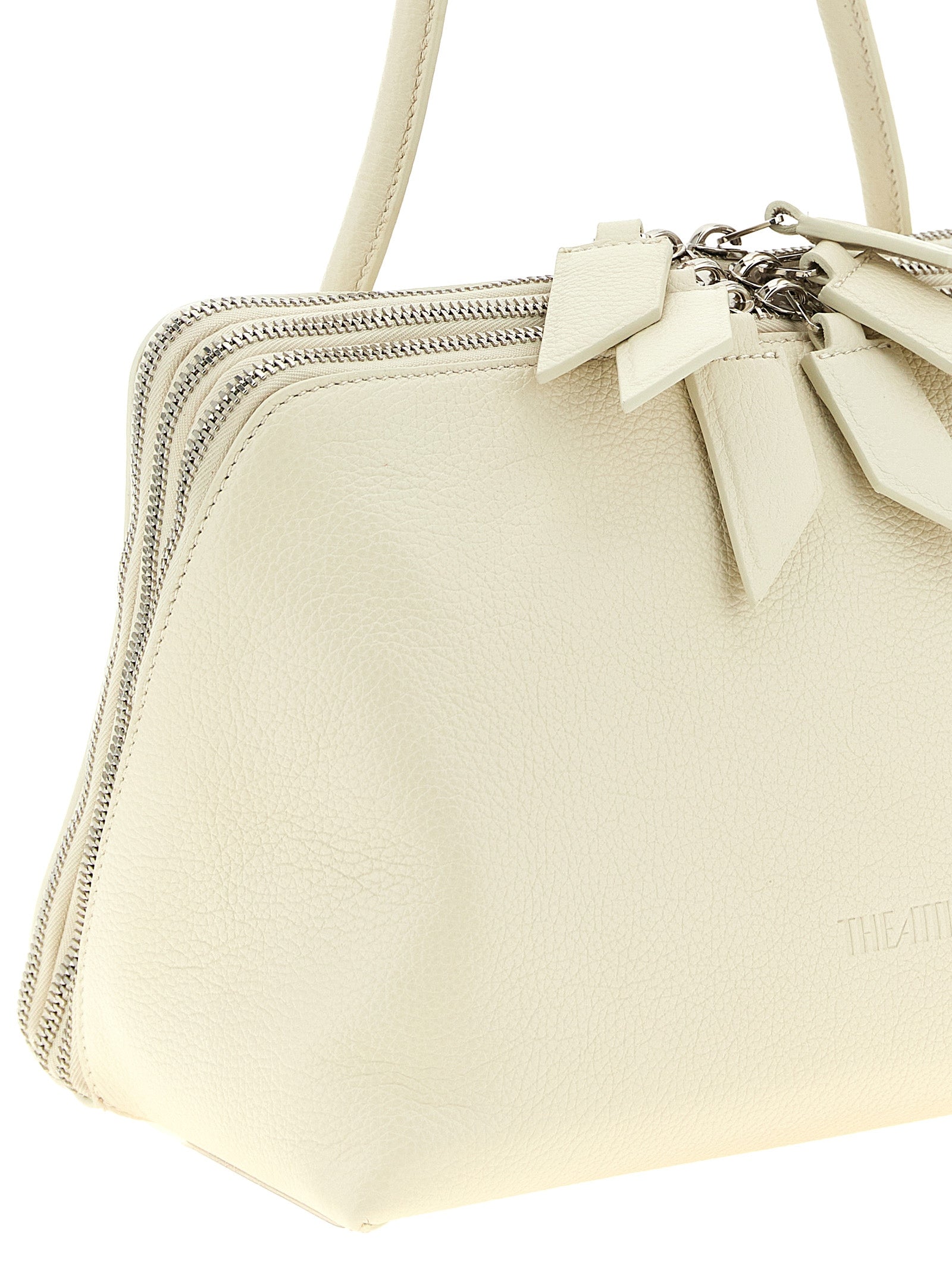 White Calfskin Shoulder Bag