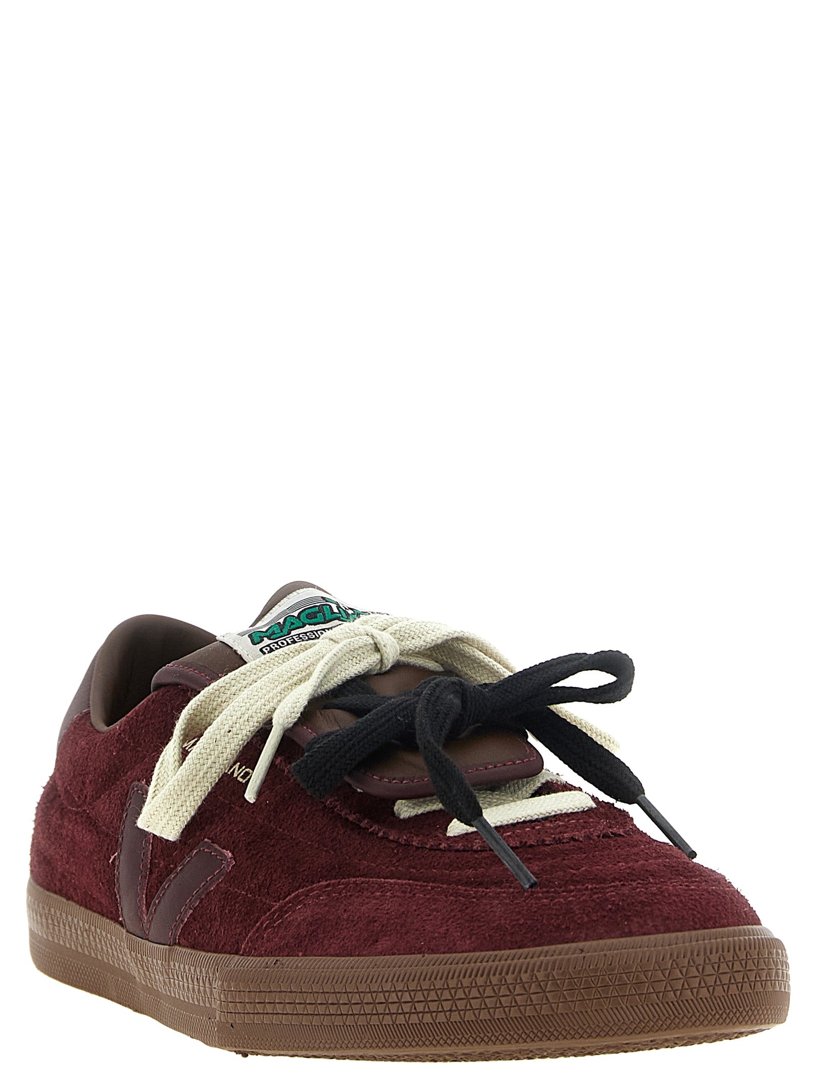 Bordeaux Calfskin Low Top Sneakers