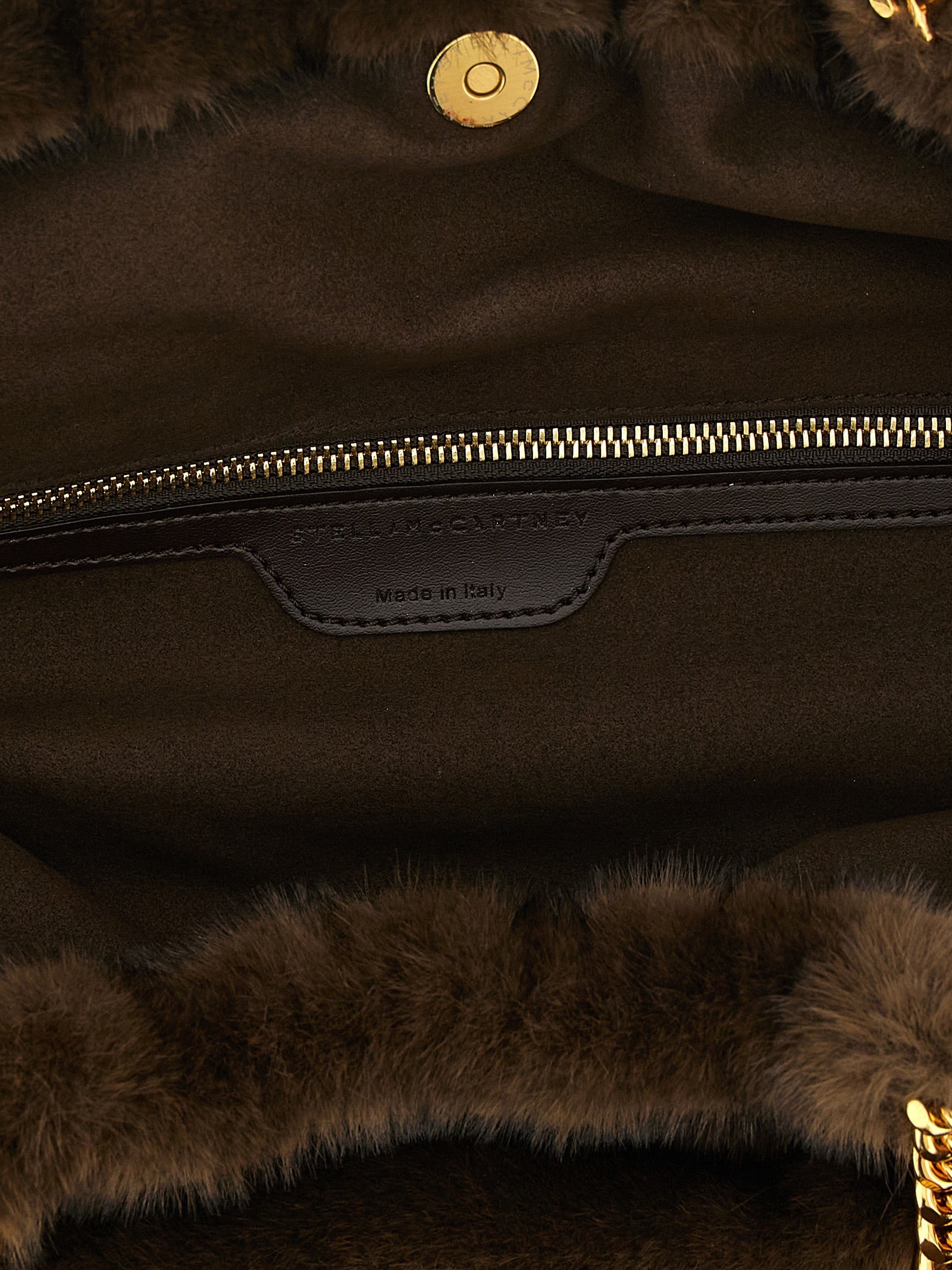 Brown Polyester Shoulder Bag