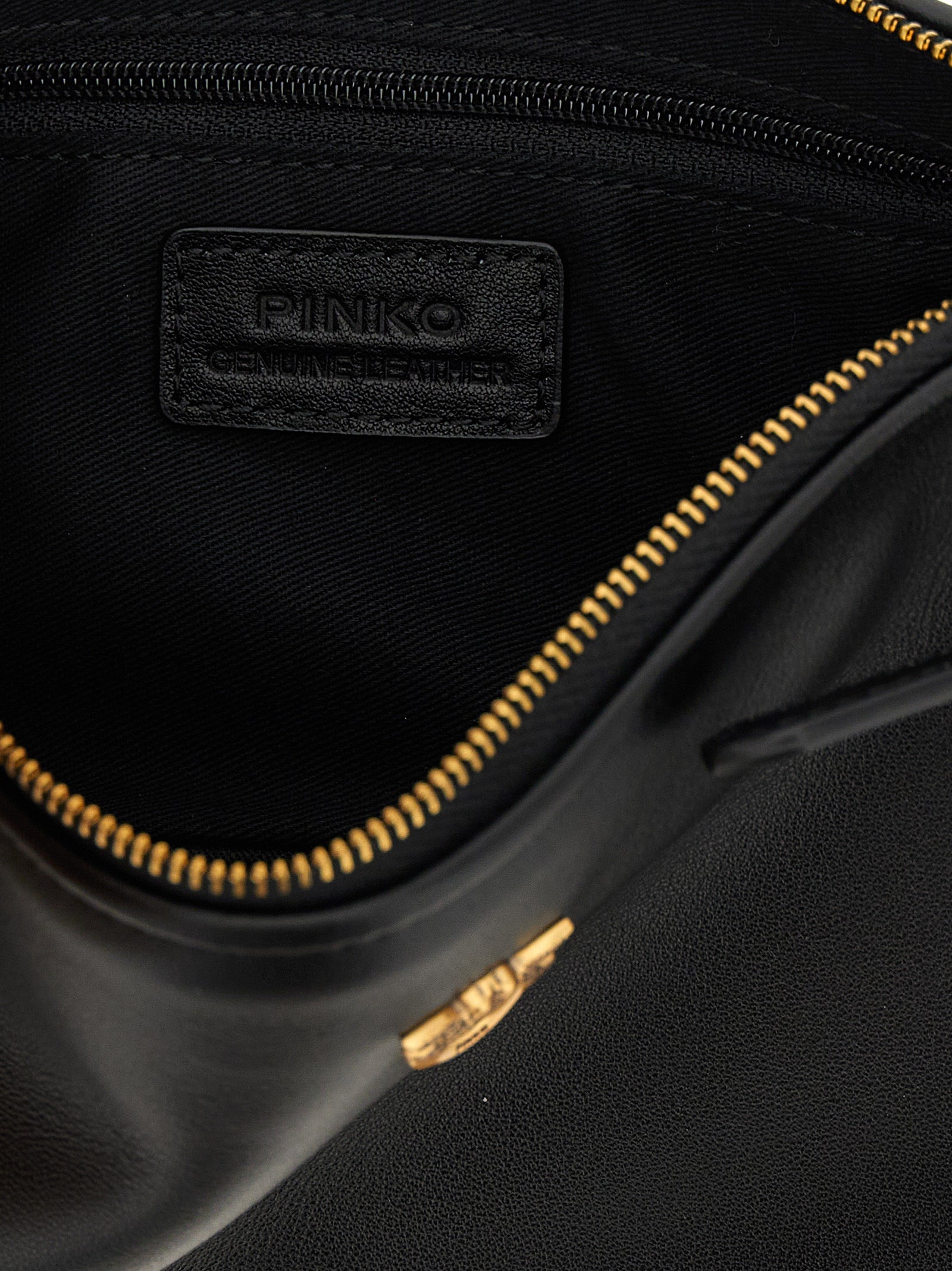 Black Goatskin Crossbody Bag