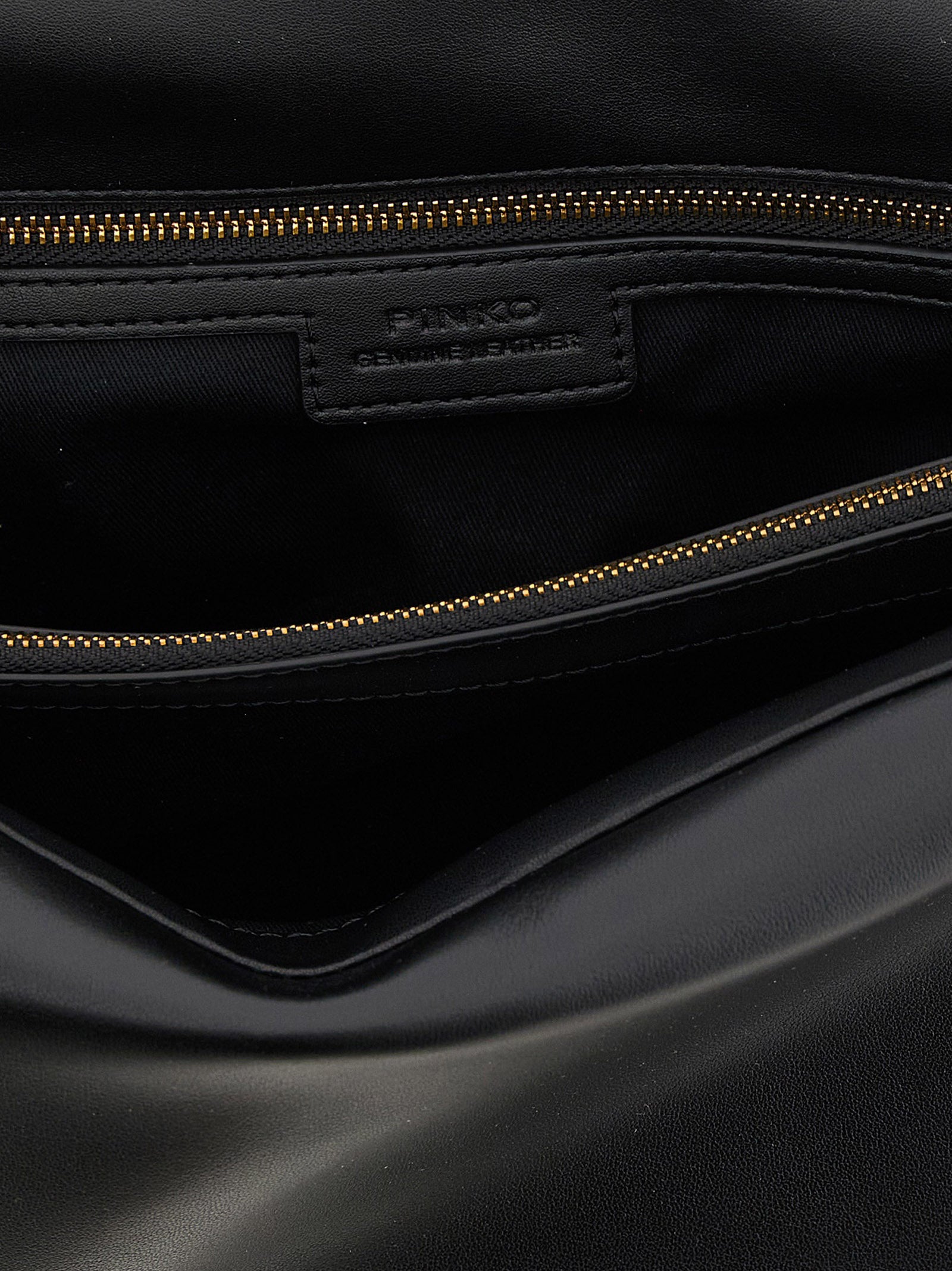 Black Lamb Leather Crossbody Bag