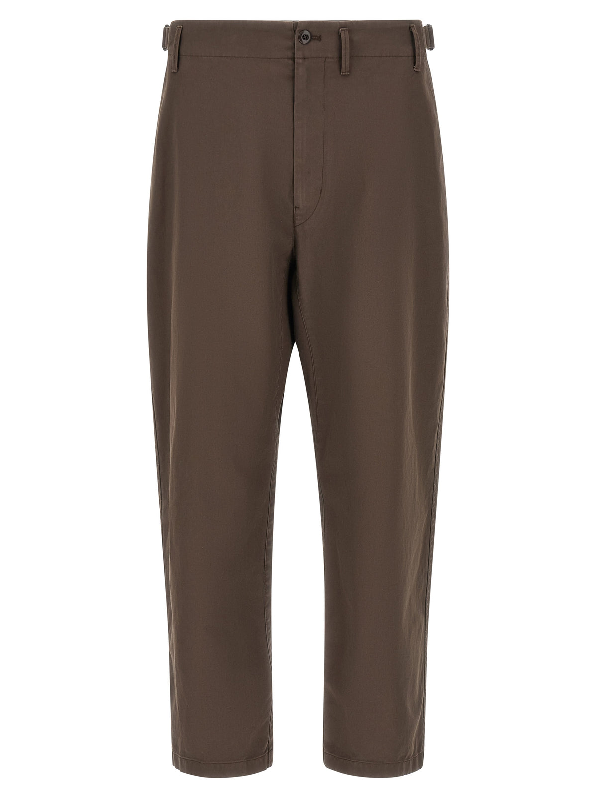 Brown Cotton Pants