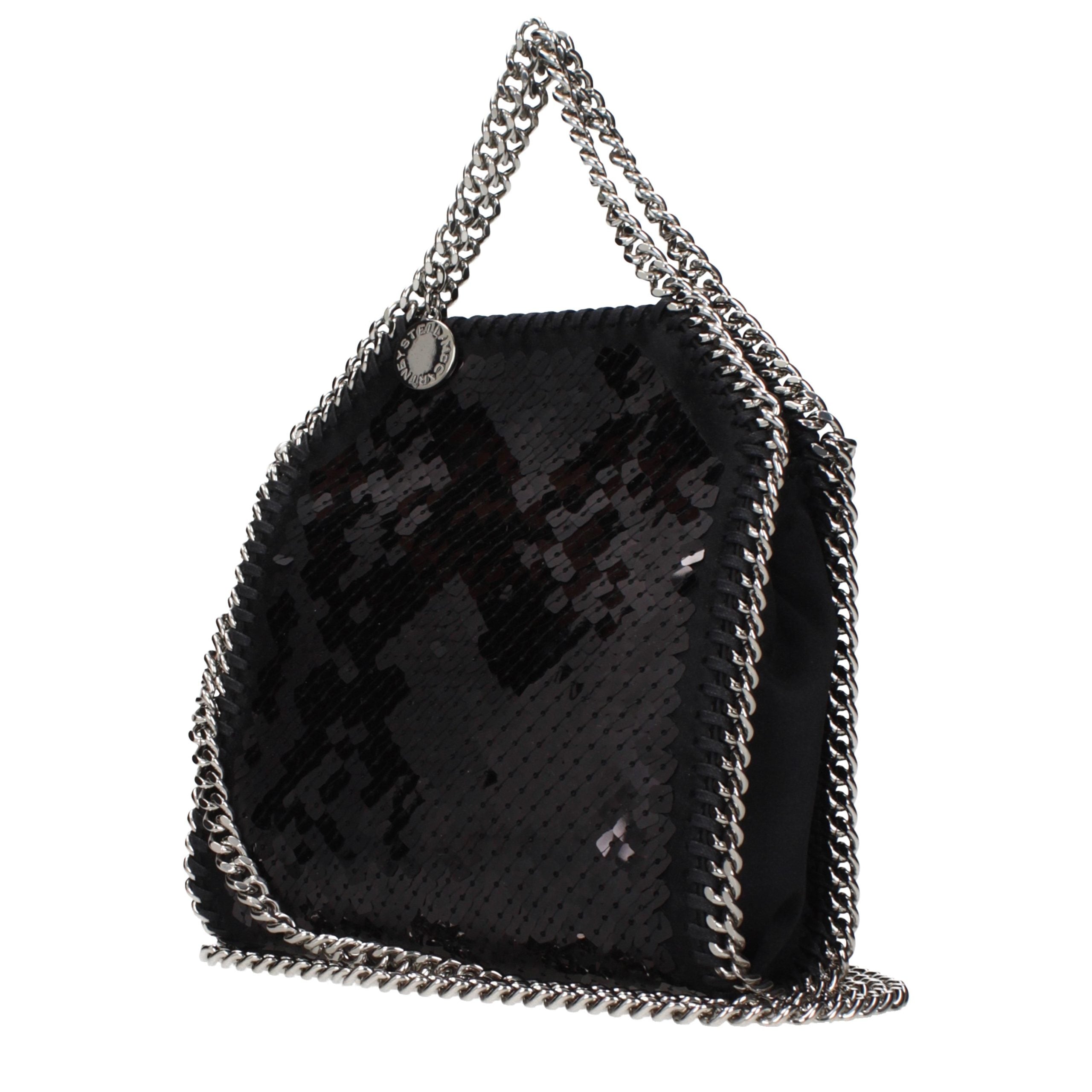 Black Fabric Handbag