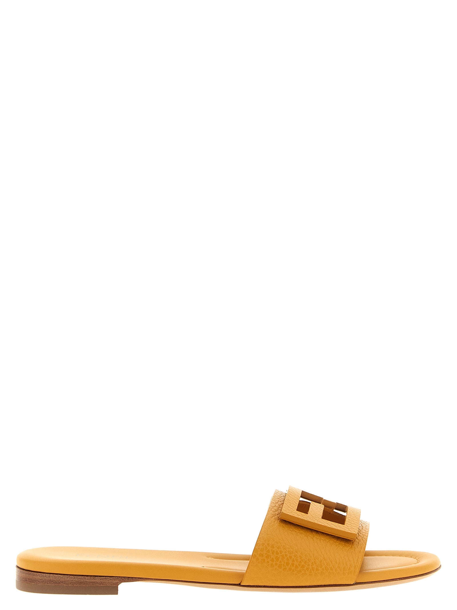 Multicolor Calfskin Slides