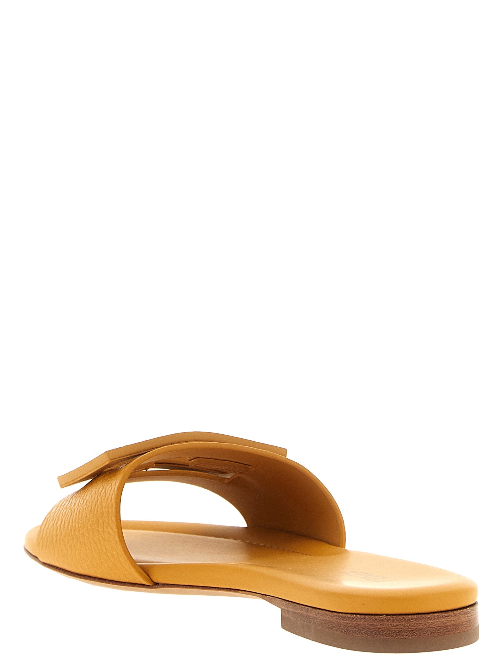 Multicolor Calfskin Slides