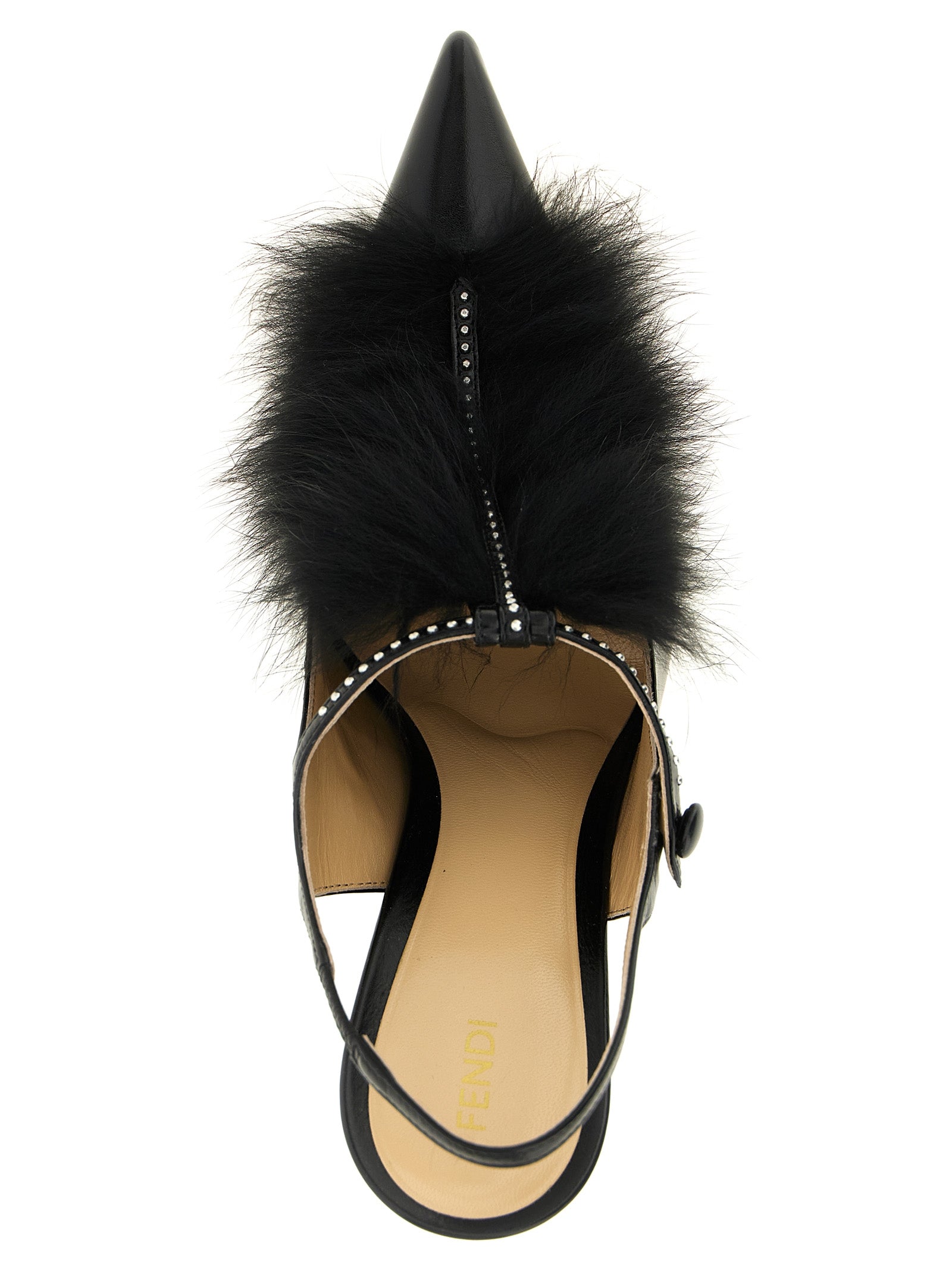 Black Calfskin High Heel Pumps
