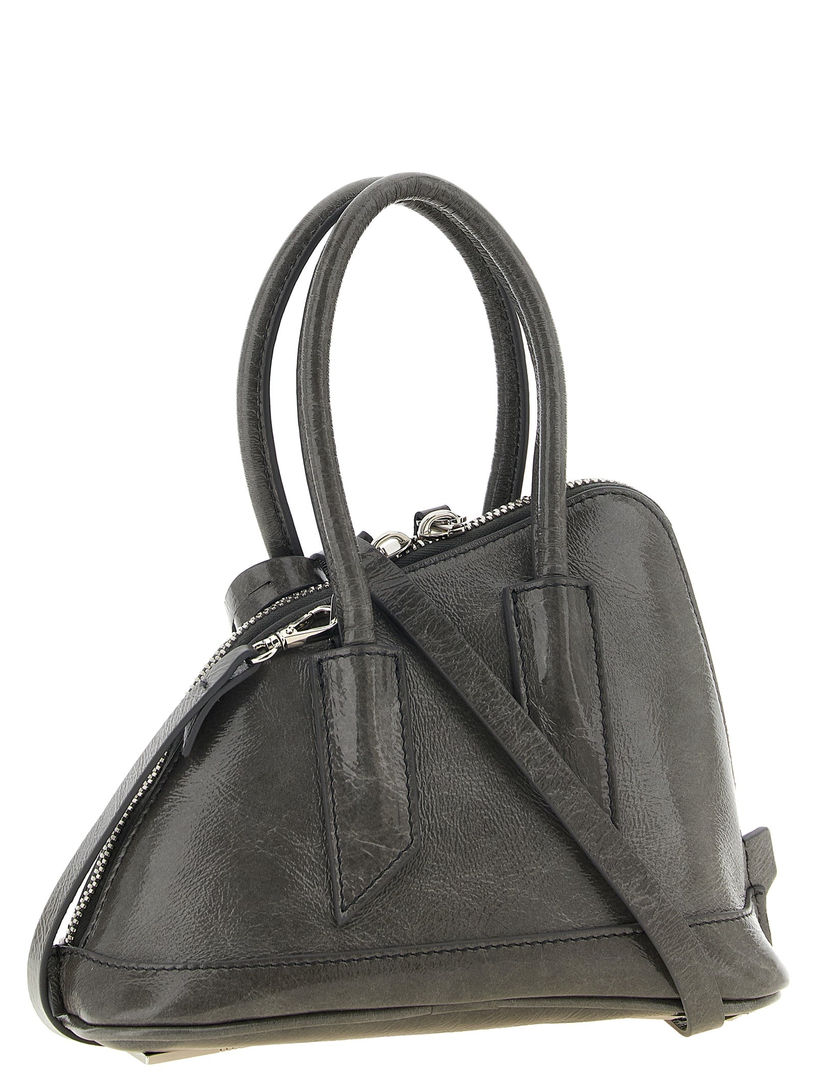 Gray Calfskin Handbag