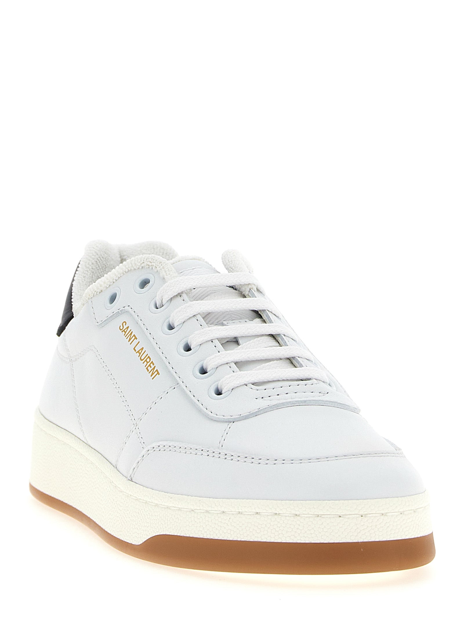 Bicolor Calfskin Low Top Sneakers