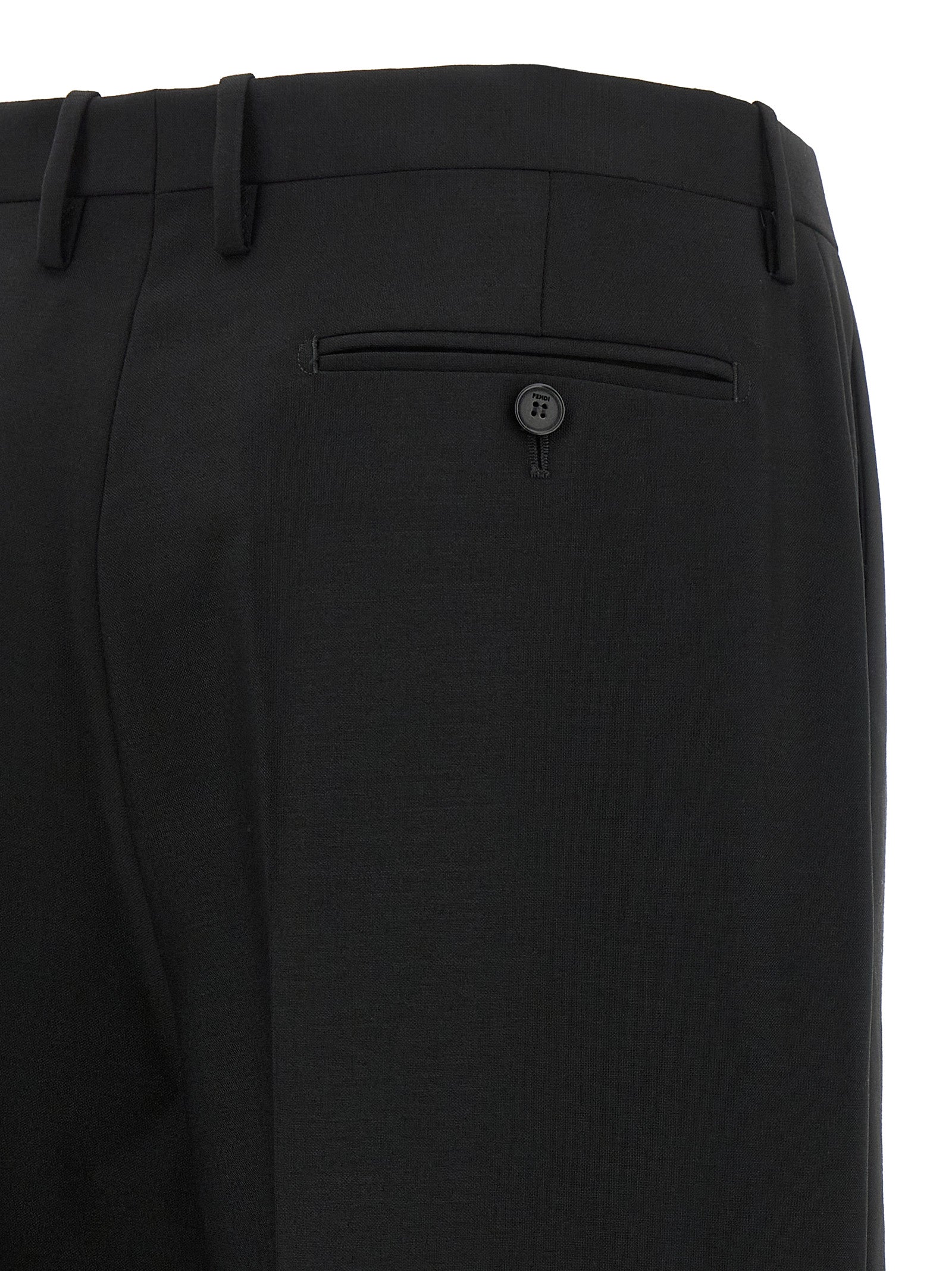 Black Mohair Dress Pants