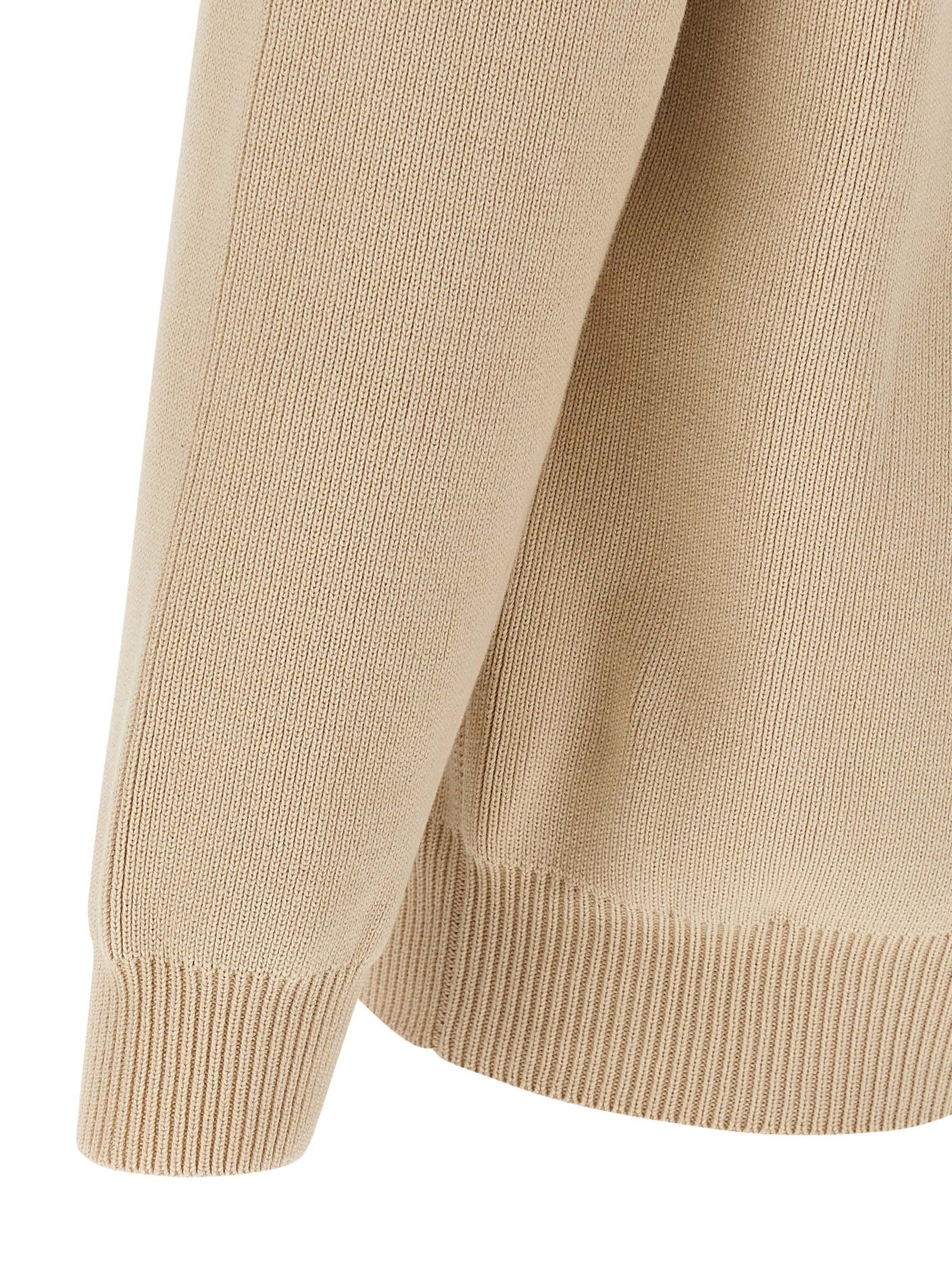 Beige Cotton Cardigan