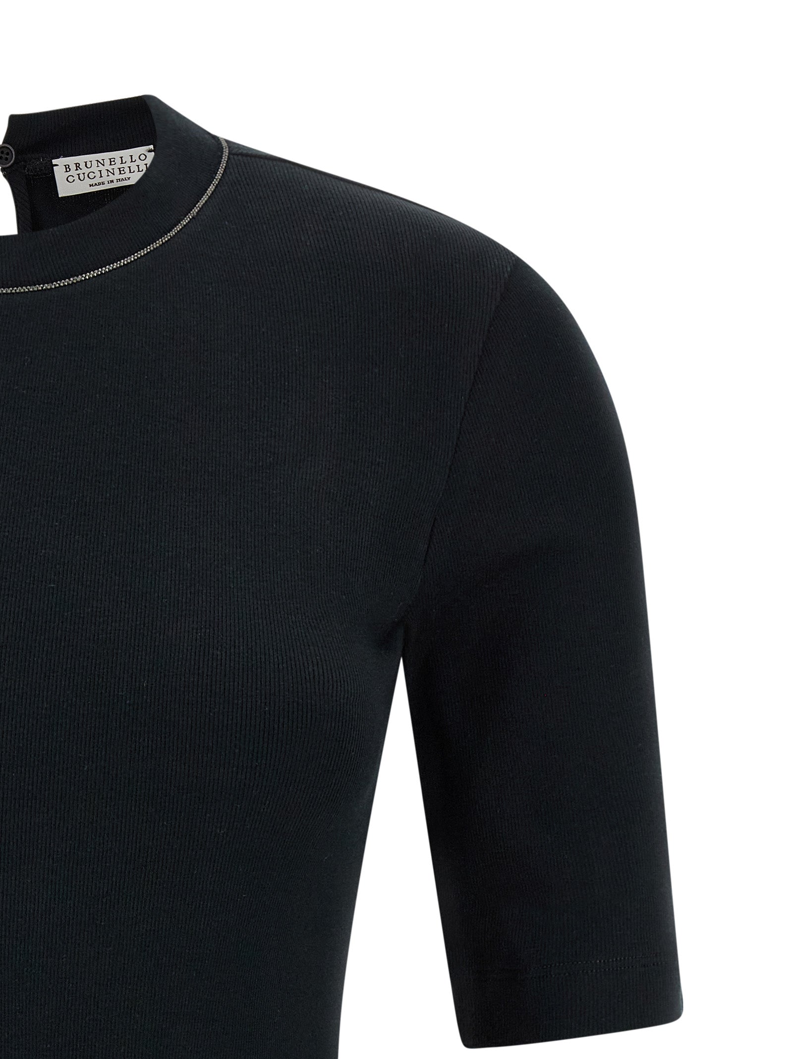 Black Cotton Cardigan